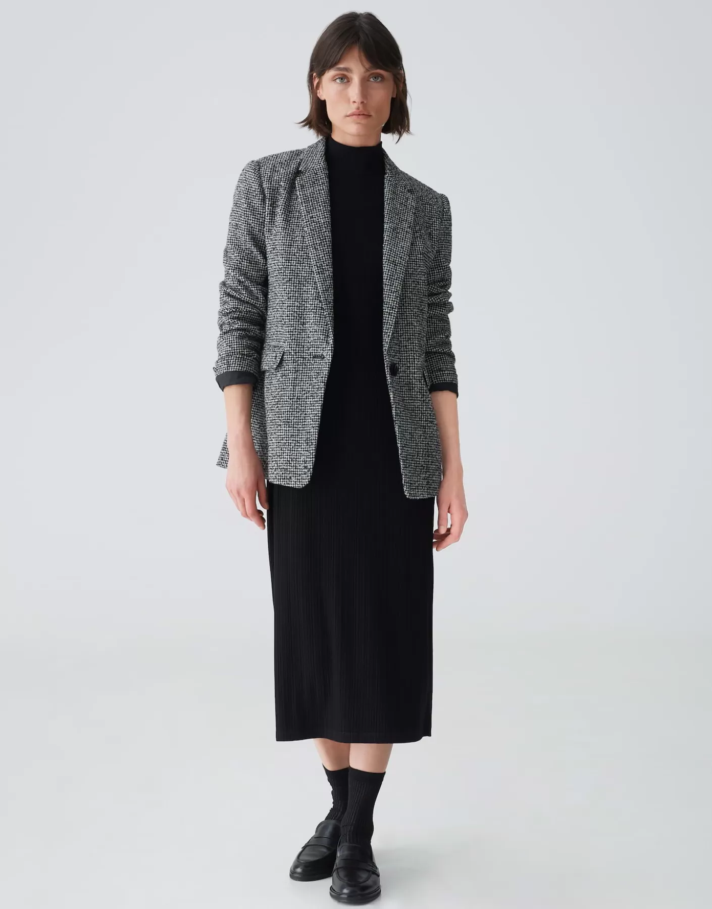 Blazer / Vestes<OPUS Commander Blazer En Laine Jendala Noir En Ligne black