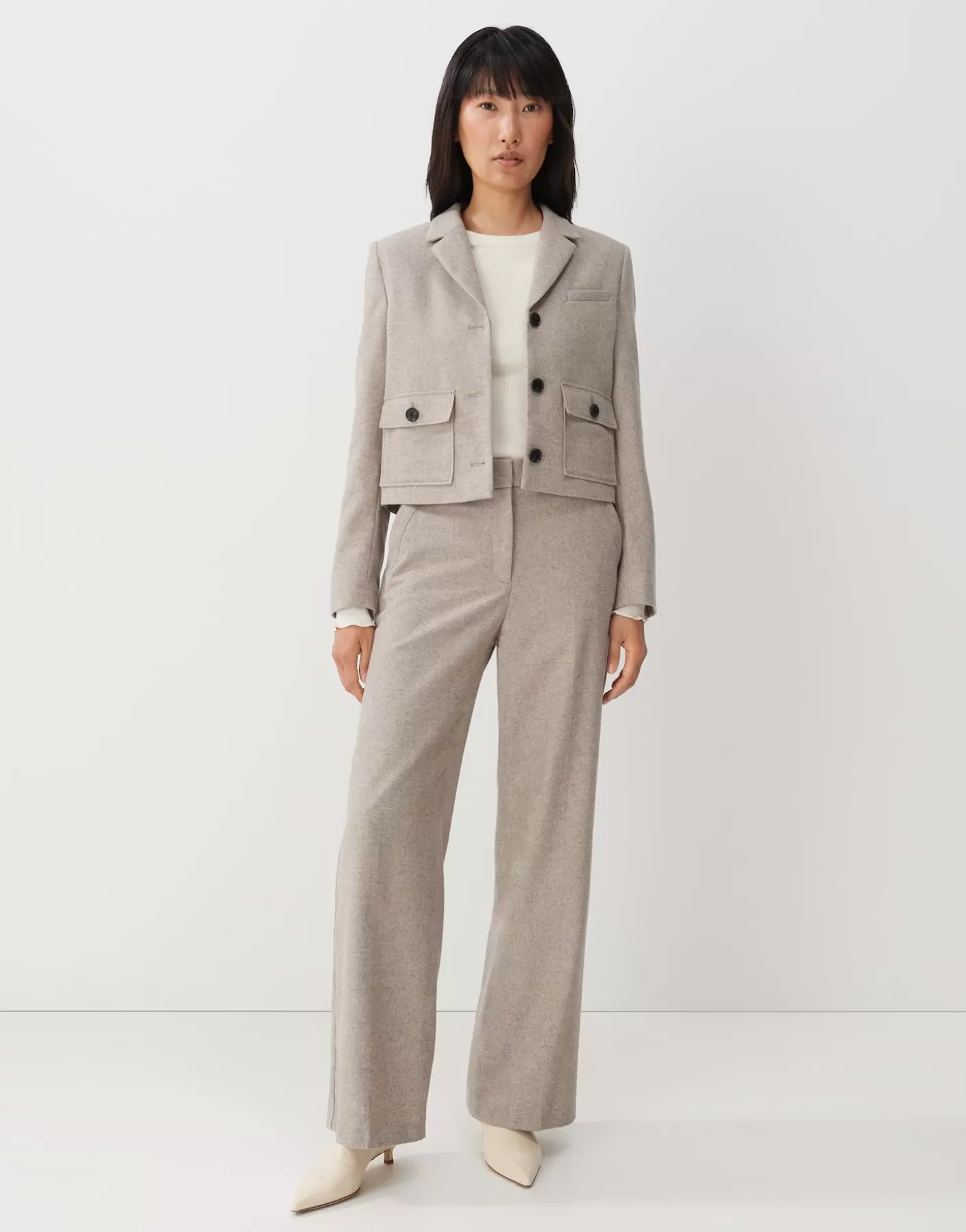 Blazer / Vestes<OPUS Commander Blazer Naine Beige En Ligne mellow mélange