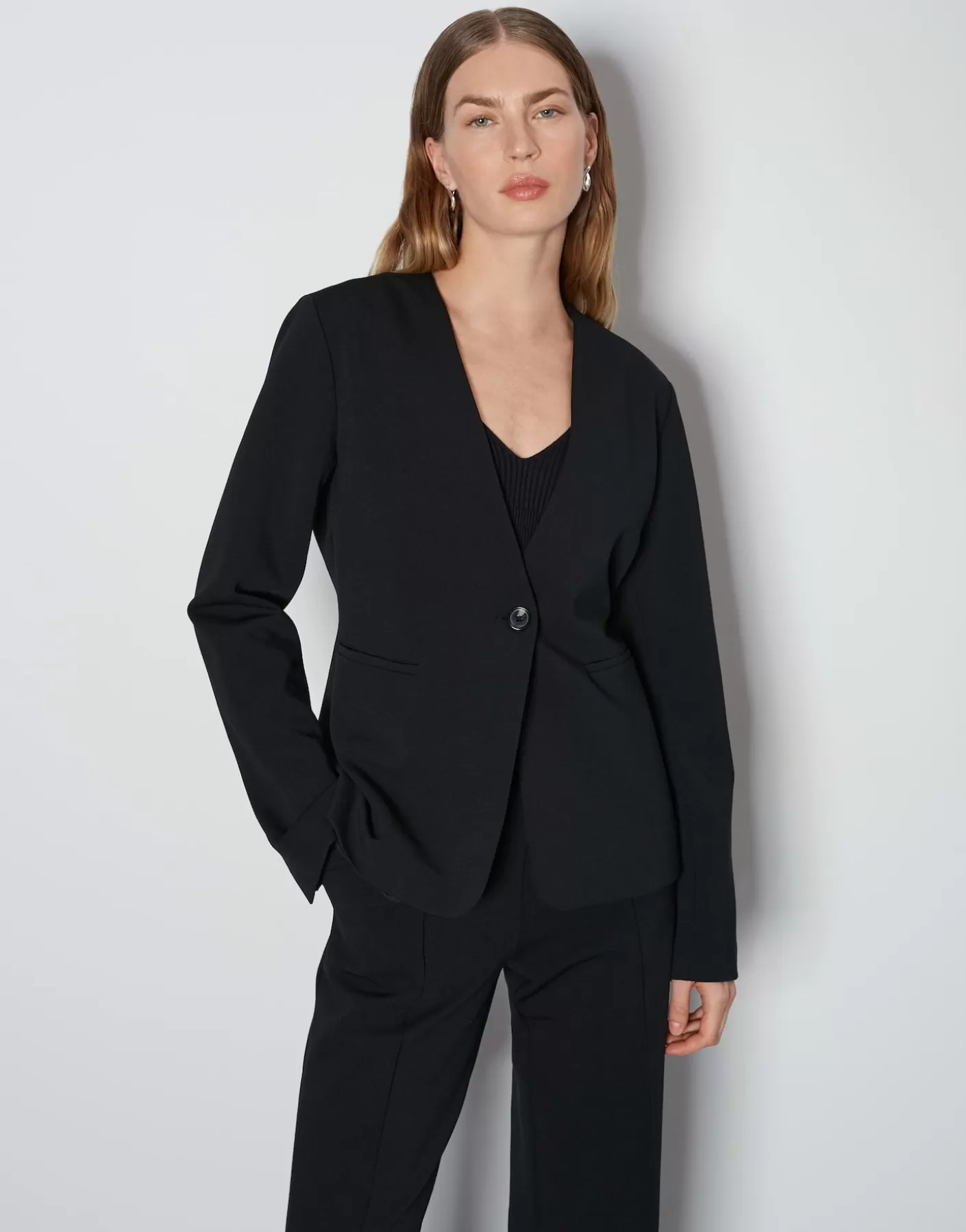 Blazer / Vestes | Meilleures Ventes<OPUS Commander Blazer Nebru Noir En Ligne black