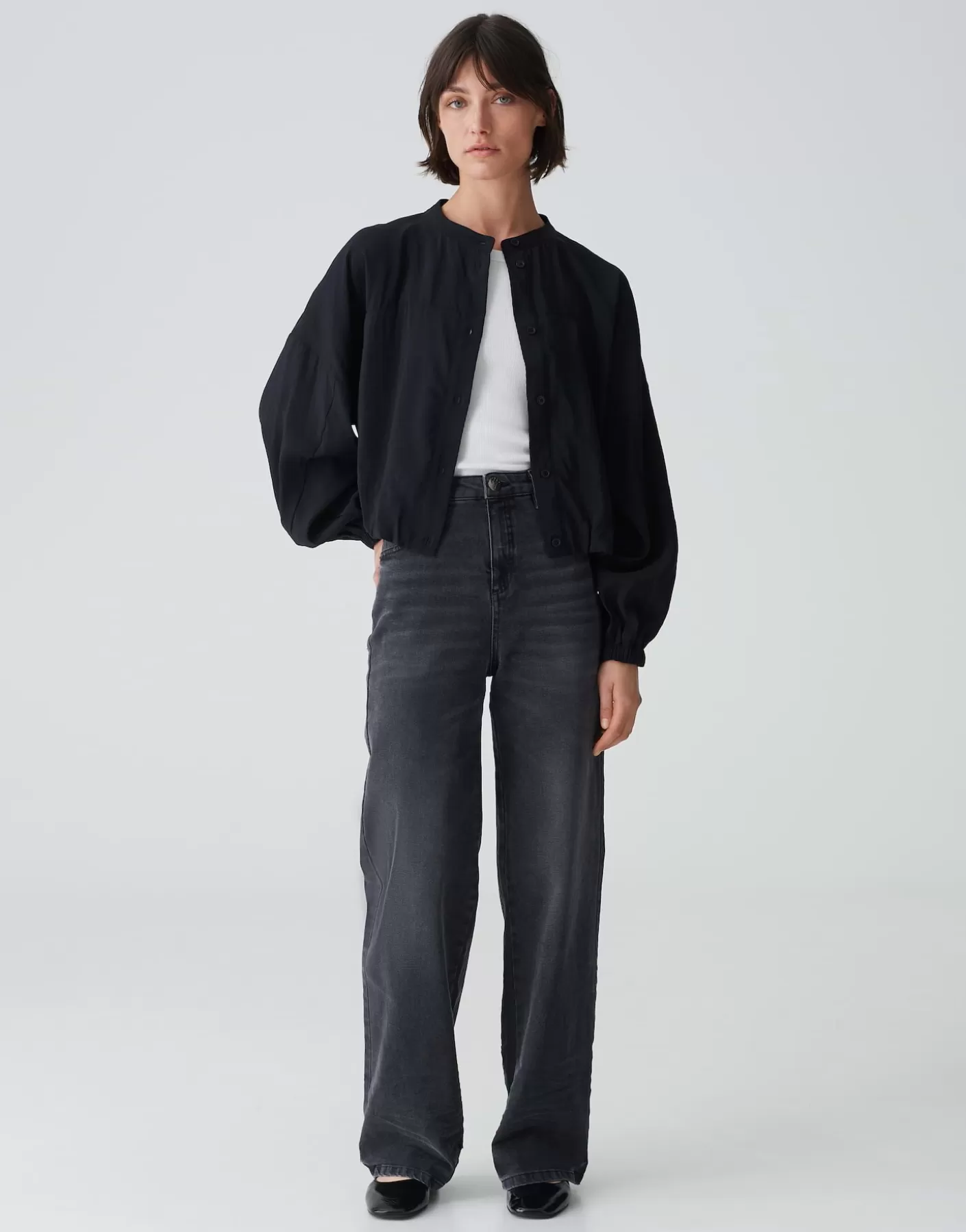 Chemisiers<OPUS Commander Blouse Oversize Felono Noir En Ligne black