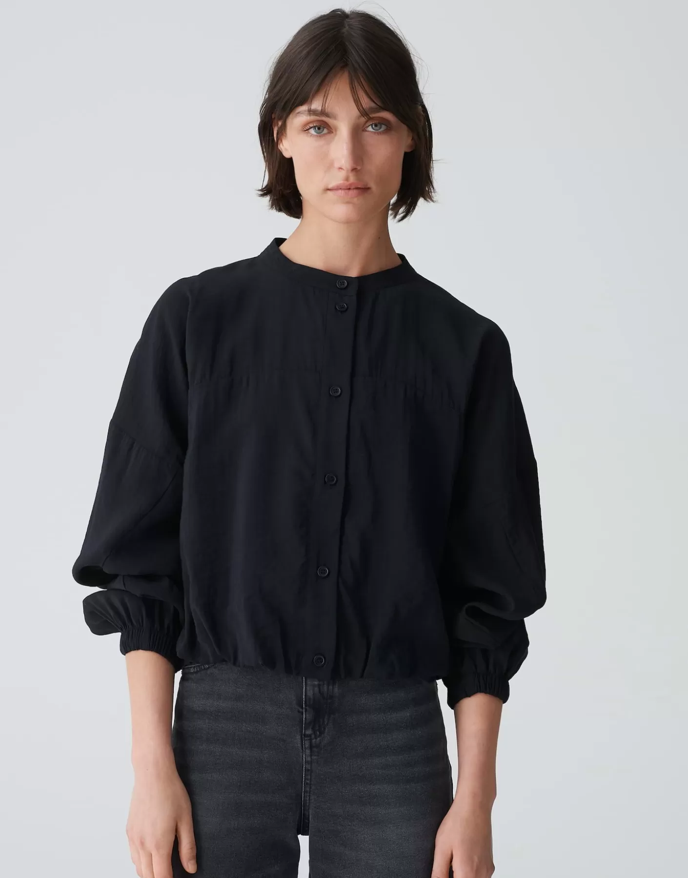 Chemisiers<OPUS Commander Blouse Oversize Felono Noir En Ligne black