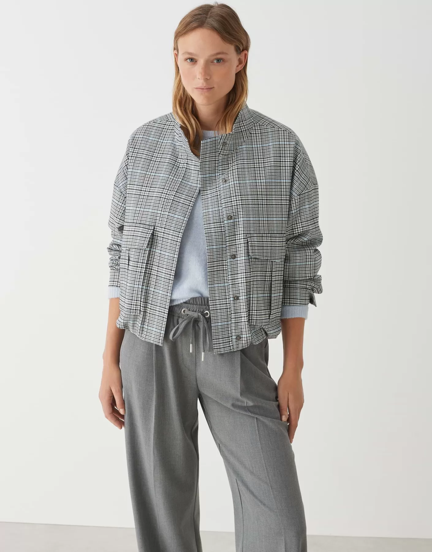 Vestes / Manteaux<OPUS Commander Bombardier Hemma Gris En Ligne easy grey