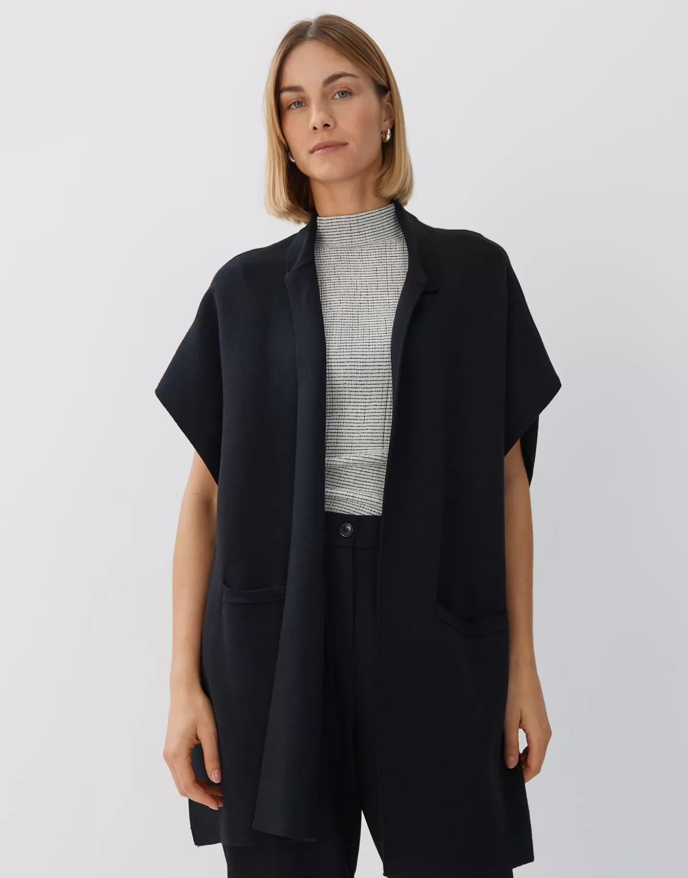 Blazer / Vestes | Accessoires<OPUS Commander Cap Bolesi Cape Noir En Ligne black
