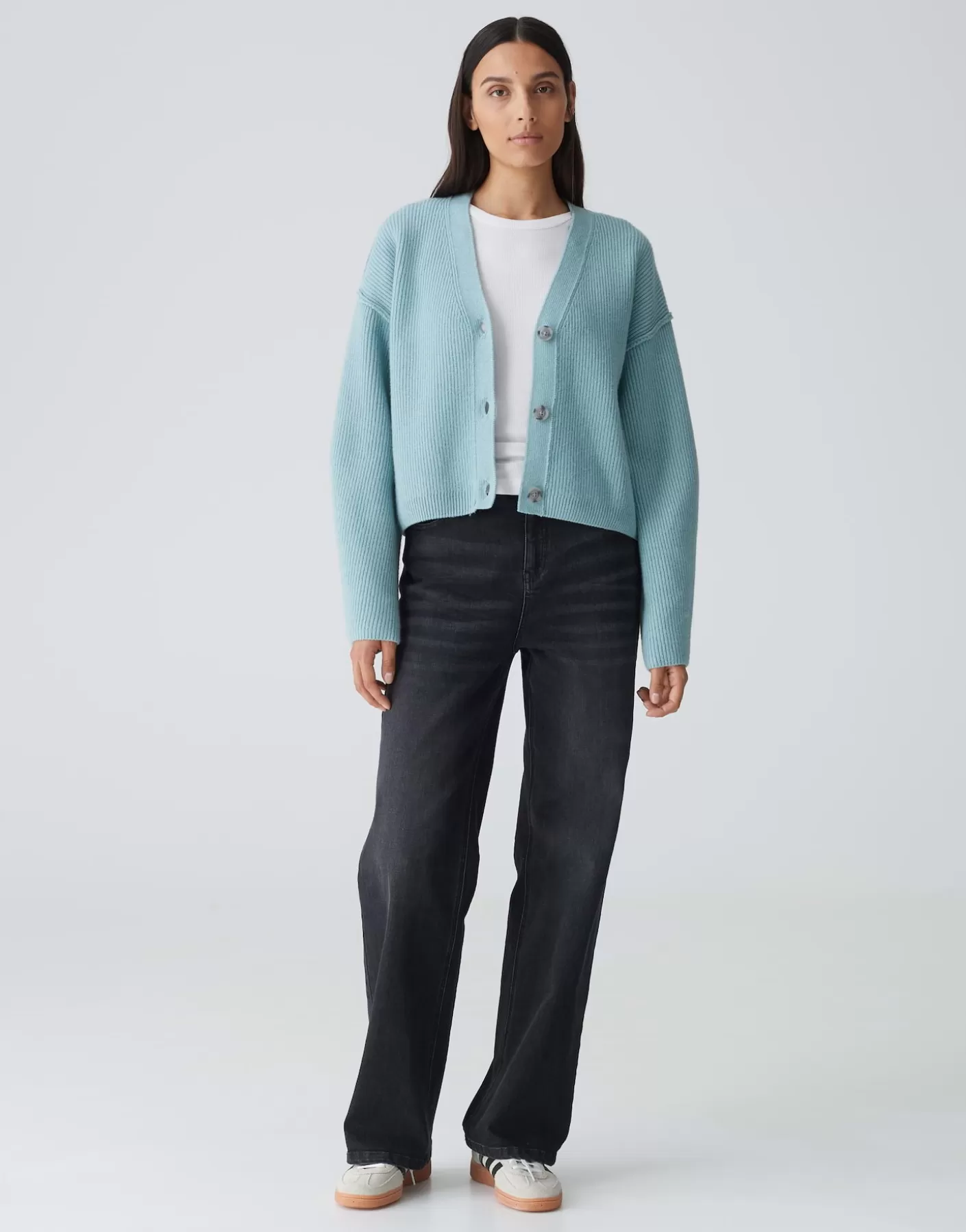 Maille<OPUS Commander Cardigan Dautuma Bleu En Ligne glacier blue