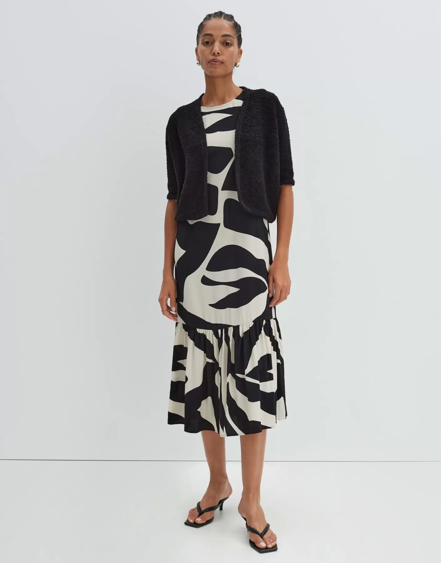 Maille<OPUS Commander Cardigan En Maille Tibelia Noir En Ligne black