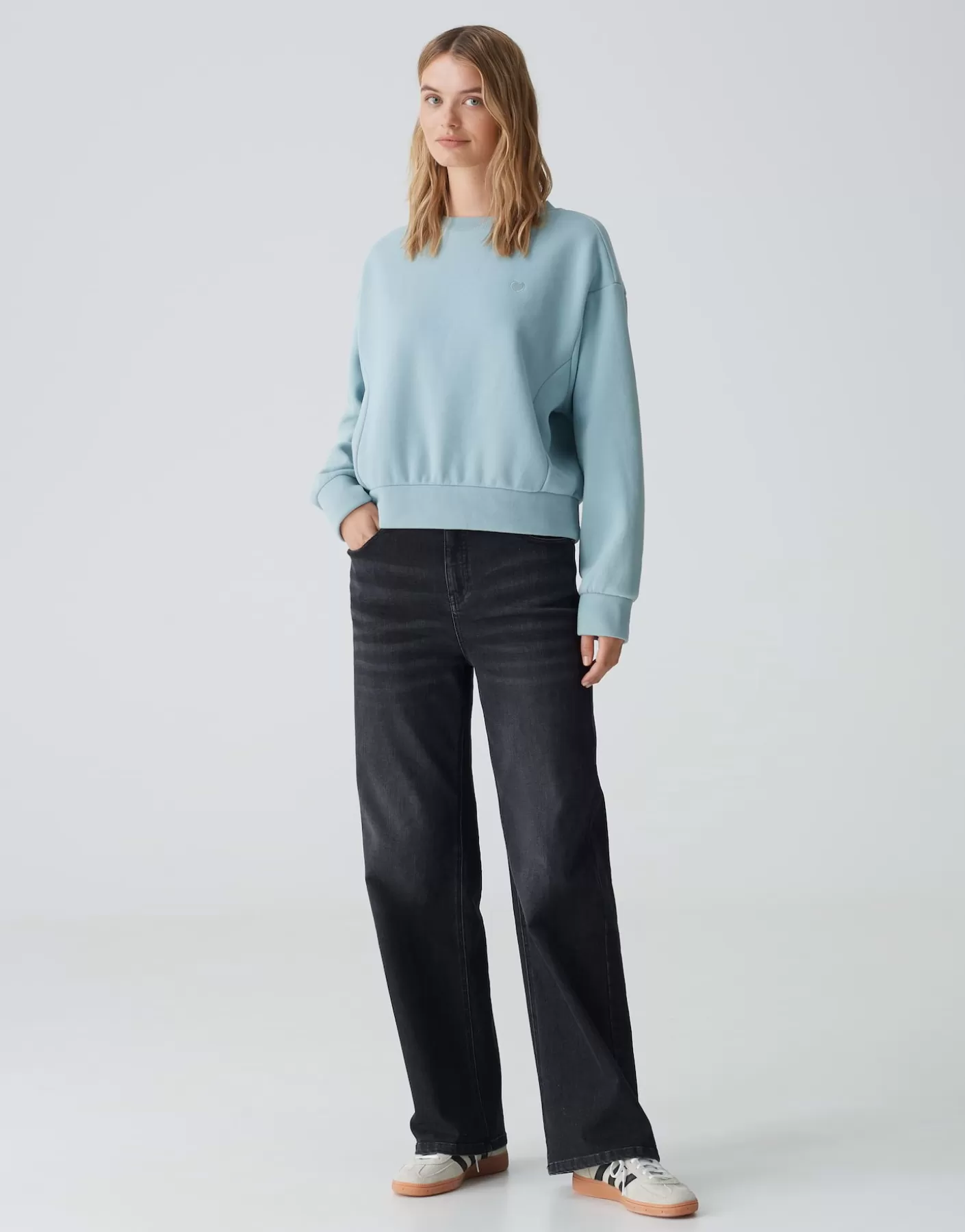 Sweats<OPUS Commander Chandail Godira Bleu En Ligne glacier blue