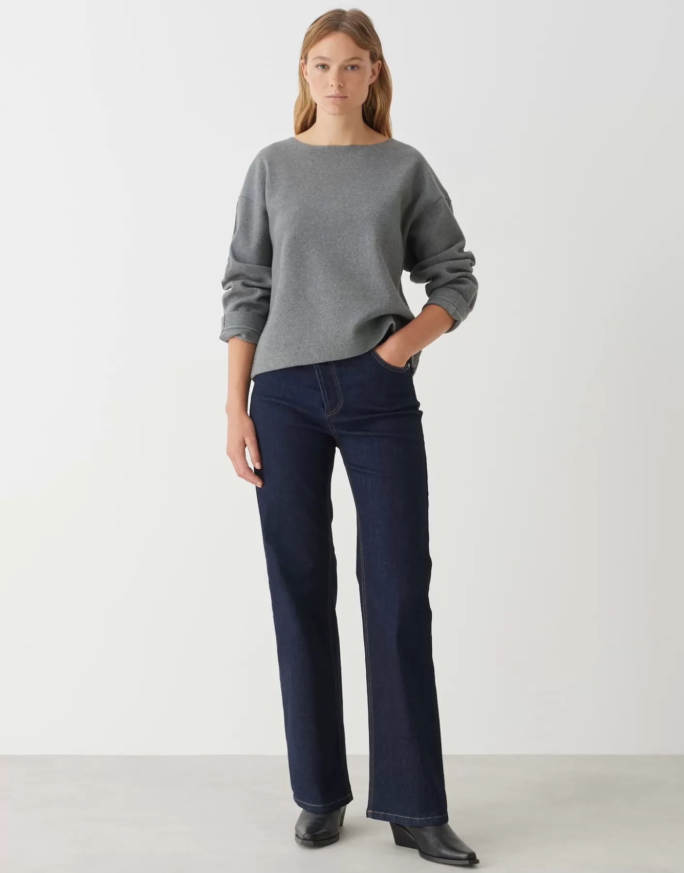 Sweats<OPUS Commander Chandail Gudila Gris En Ligne easy grey