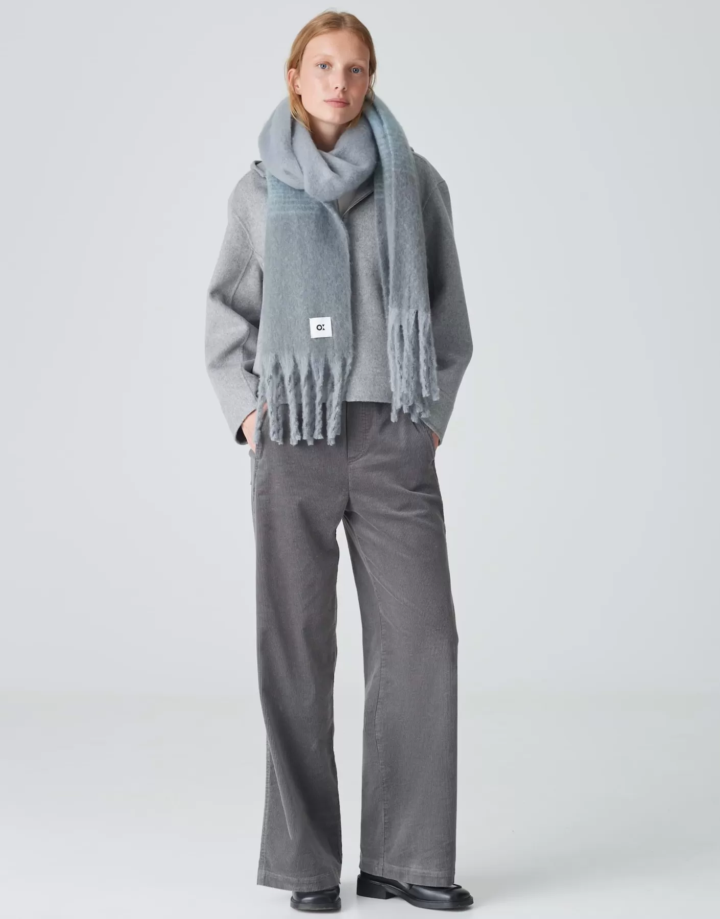 Accessoires<OPUS Commander Écharpe Surdimensionnée Amovi Scarf Gris En Ligne easy grey