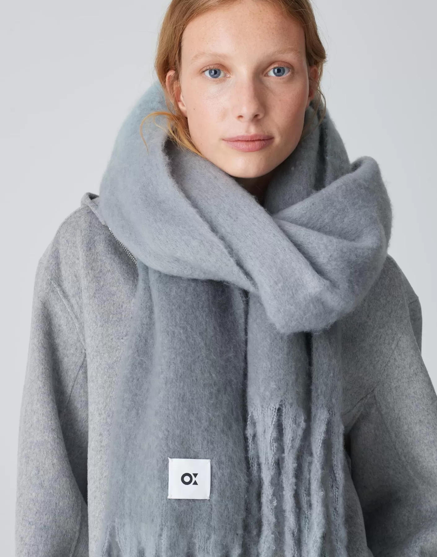 Accessoires<OPUS Commander Écharpe Surdimensionnée Amovi Scarf Gris En Ligne easy grey