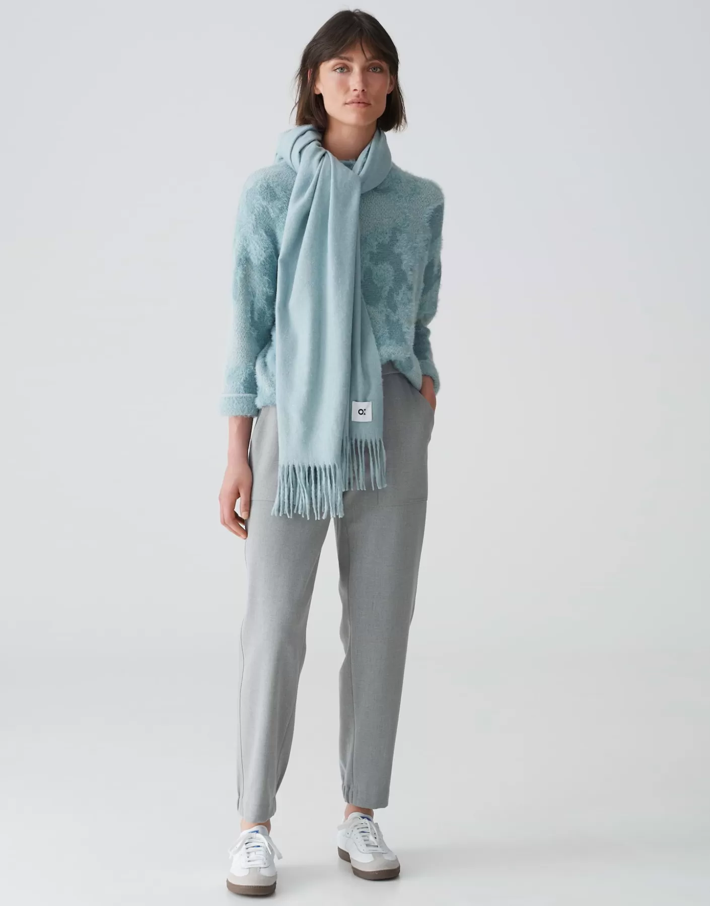 Accessoires<OPUS Commander Écharpe Surdimensionnée Anell Scarf Bleu En Ligne glacier blue