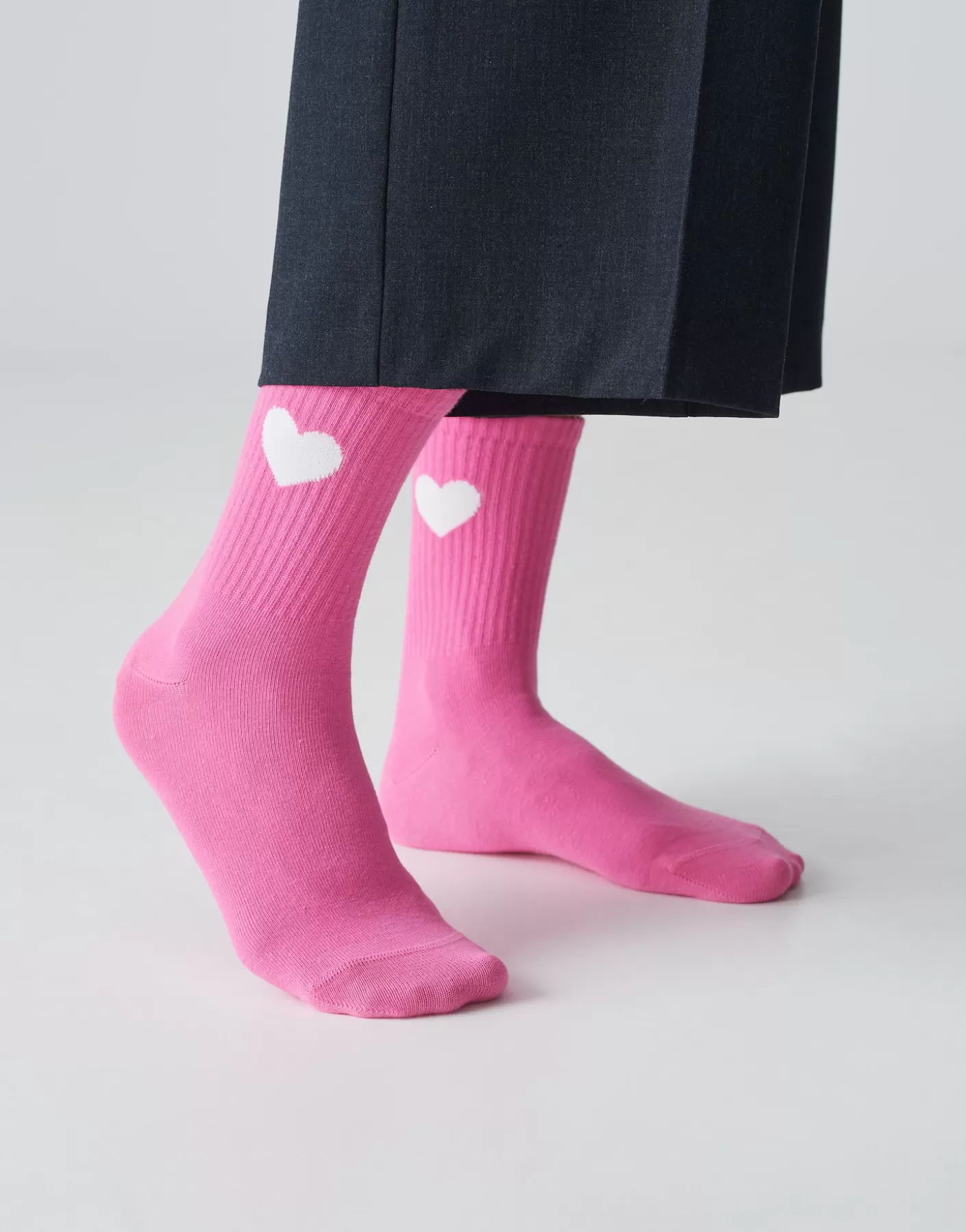 Accessoires<OPUS Commander Chaussette Yennis Heart Rose En Ligne pink punch