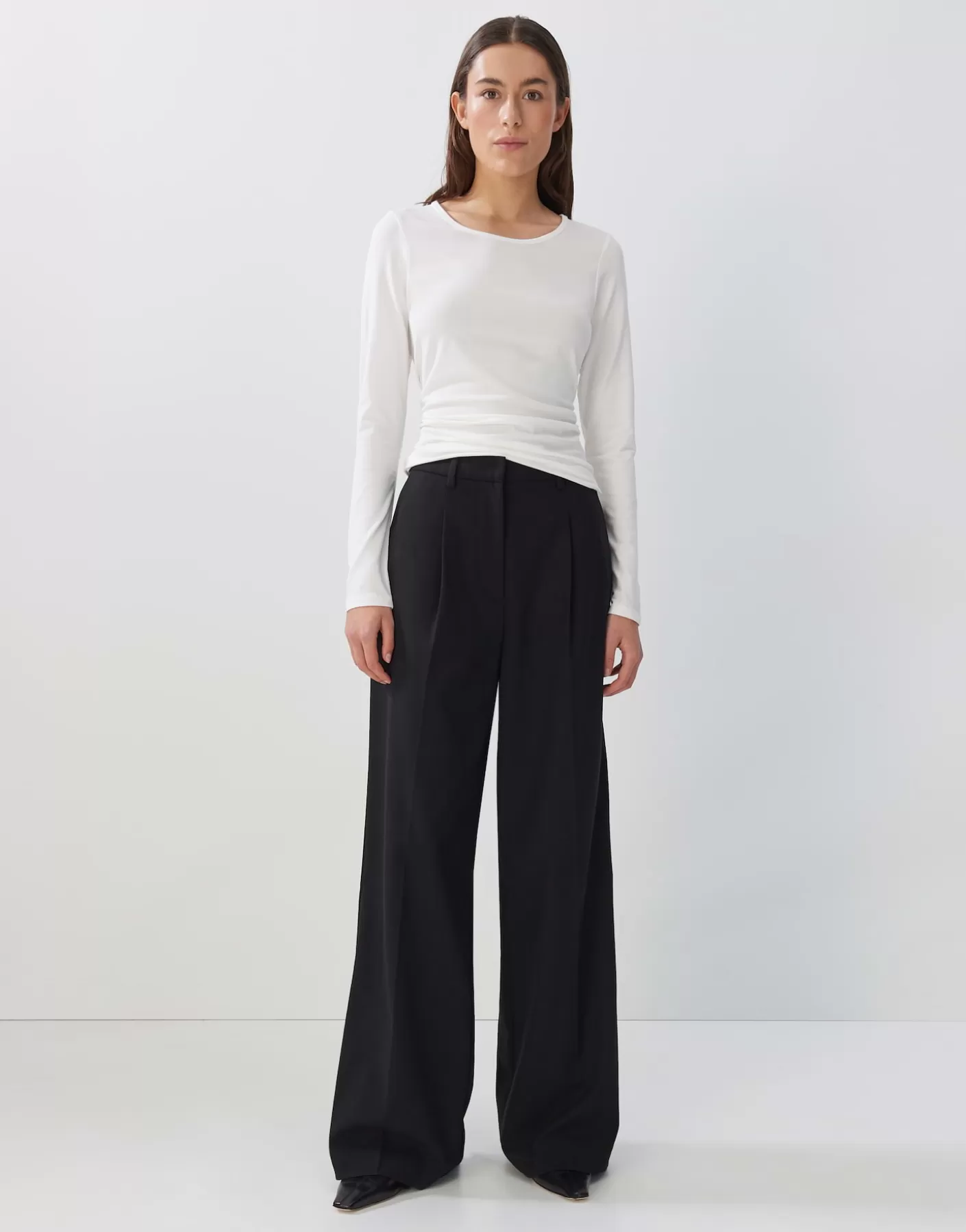 Basics<OPUS Commander Chemise à Manches Longues Kalia Blanc En Ligne milk