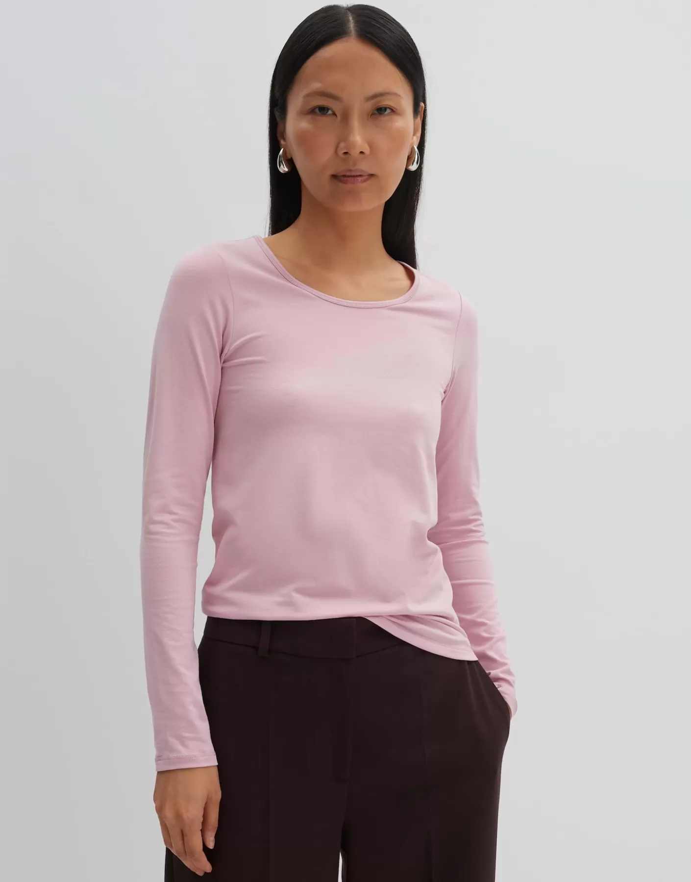 Basics<OPUS Commander Chemise à Manches Longues Kalia Rose En Ligne chalky pink
