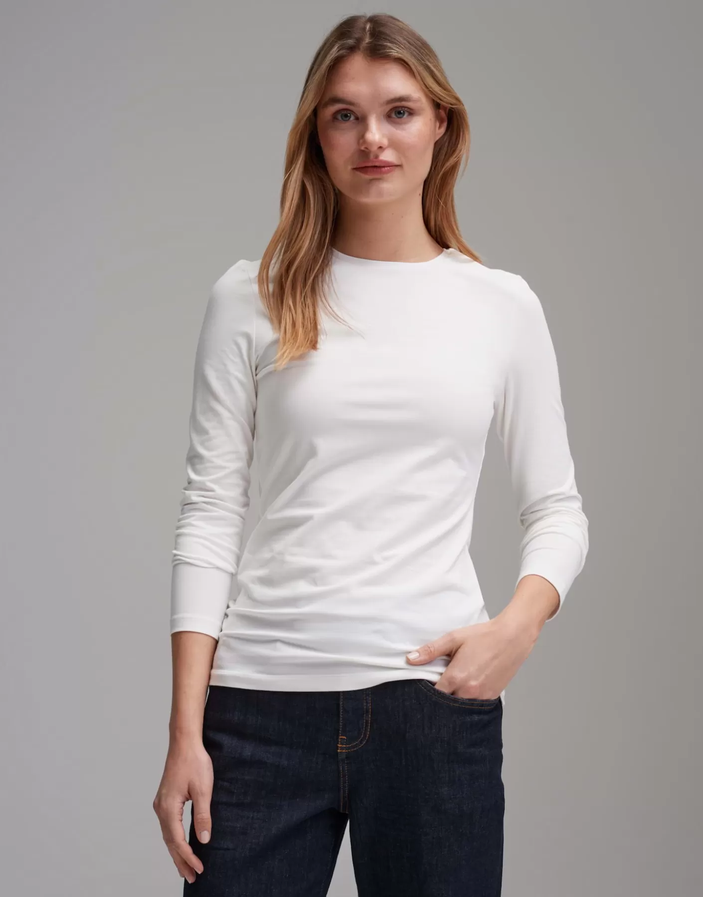 Basics | Chemises<OPUS Commander Chemise De Base Smilla Blanc En Ligne milk