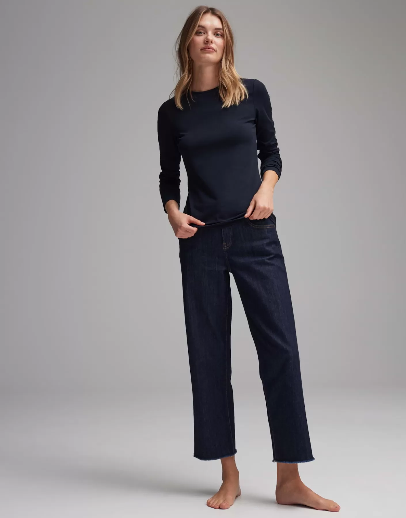 Basics | Chemises<OPUS Commander Chemise De Base Smilla Bleu En Ligne simply blue