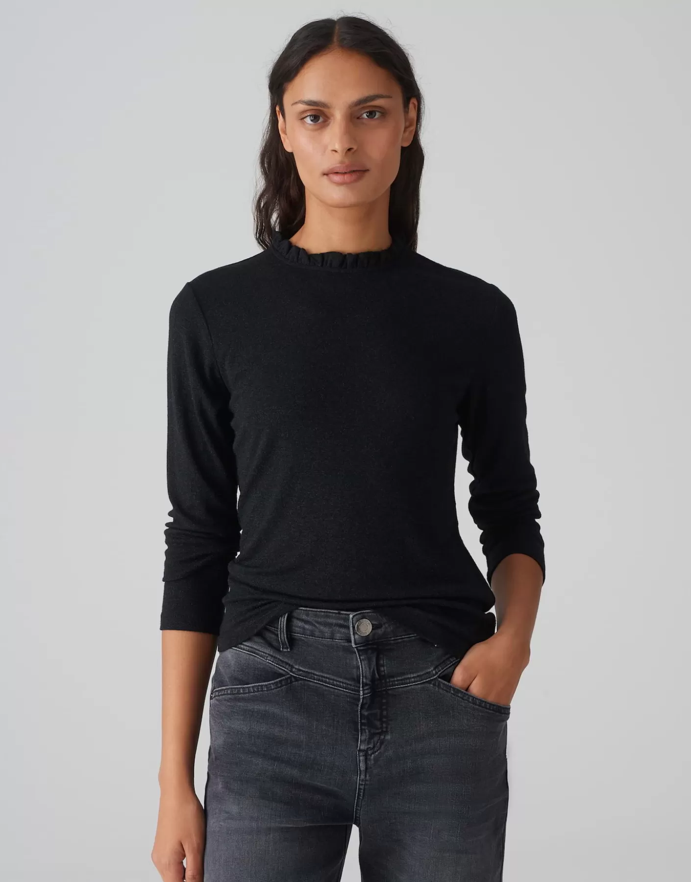 Chemises<OPUS Commander Chemise Sanba Noir En Ligne black