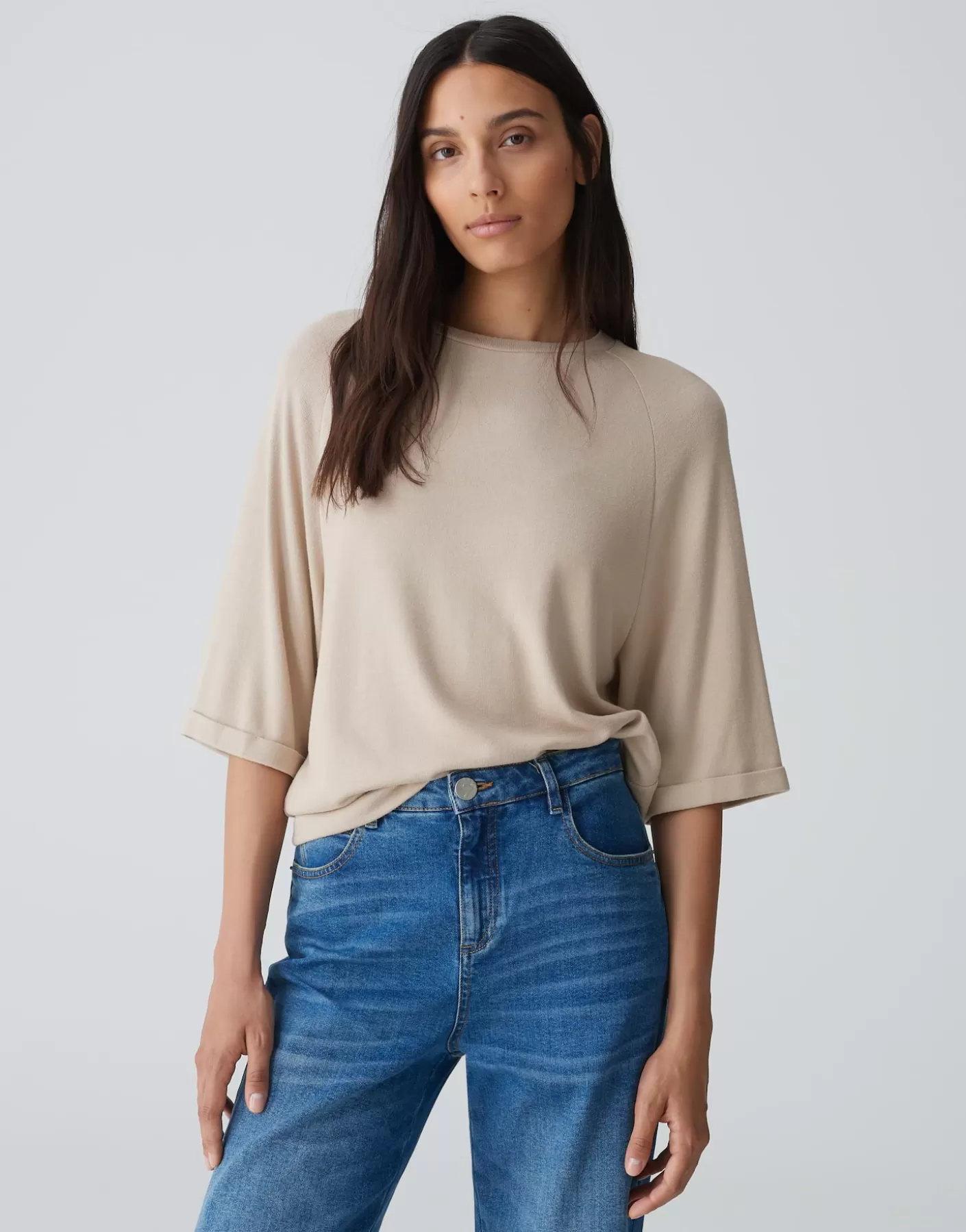 Chemises<OPUS Commander Chemise Sikanna Beige En Ligne macadamia