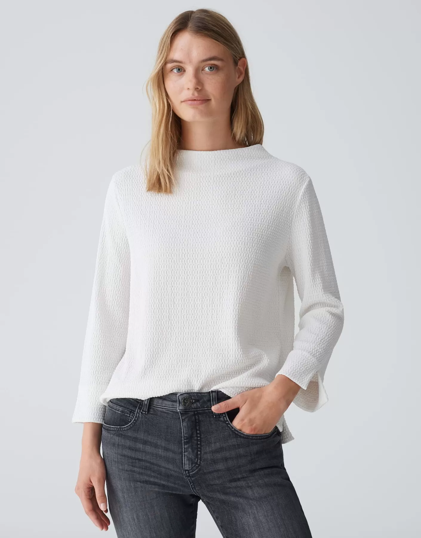 Chemises<OPUS Commander Chemise Suwen Blanc En Ligne milk
