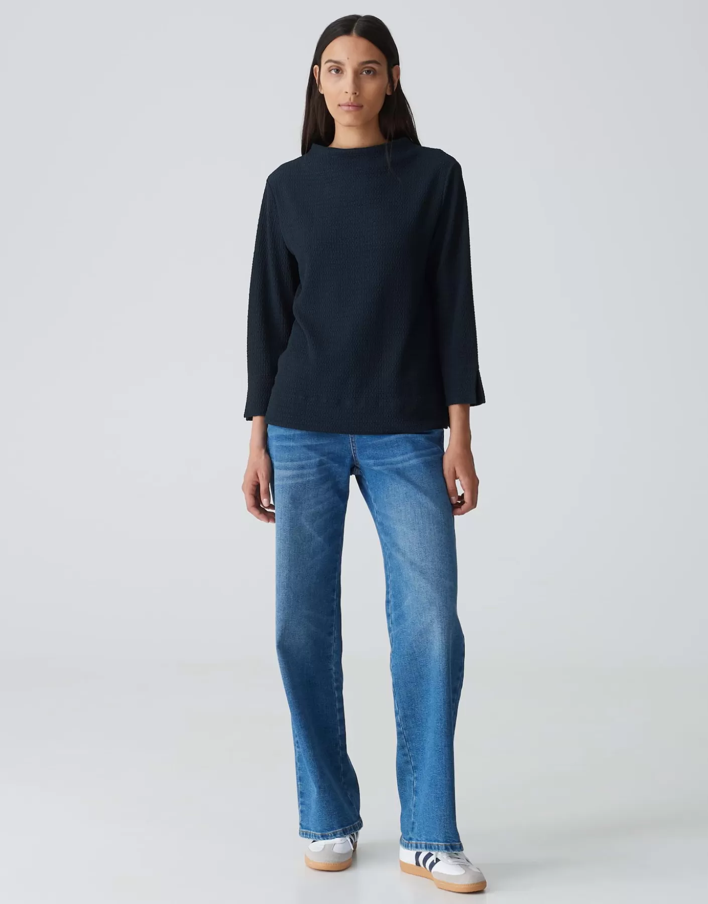 Chemises<OPUS Commander Chemise Suwen Bleu En Ligne coal blue