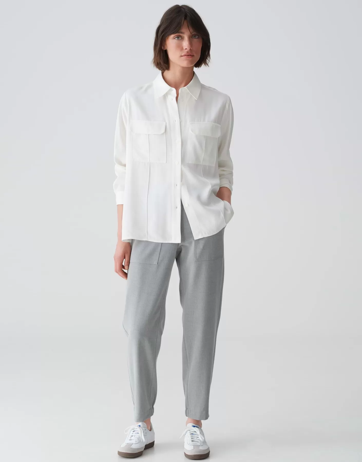 Chemisiers<OPUS Commander Chemisier Flara Blanc En Ligne milk