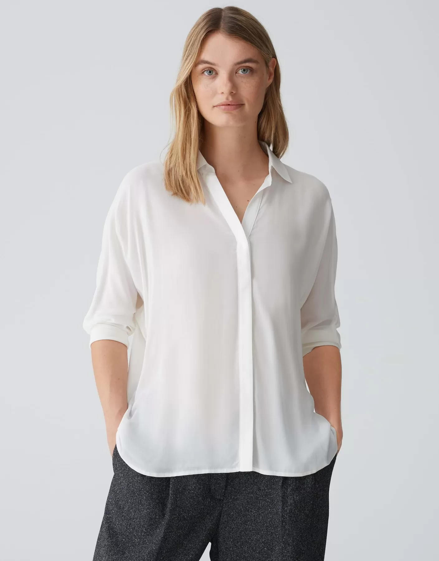 Chemisiers<OPUS Commander Chemisier Flavena Blanc En Ligne milk