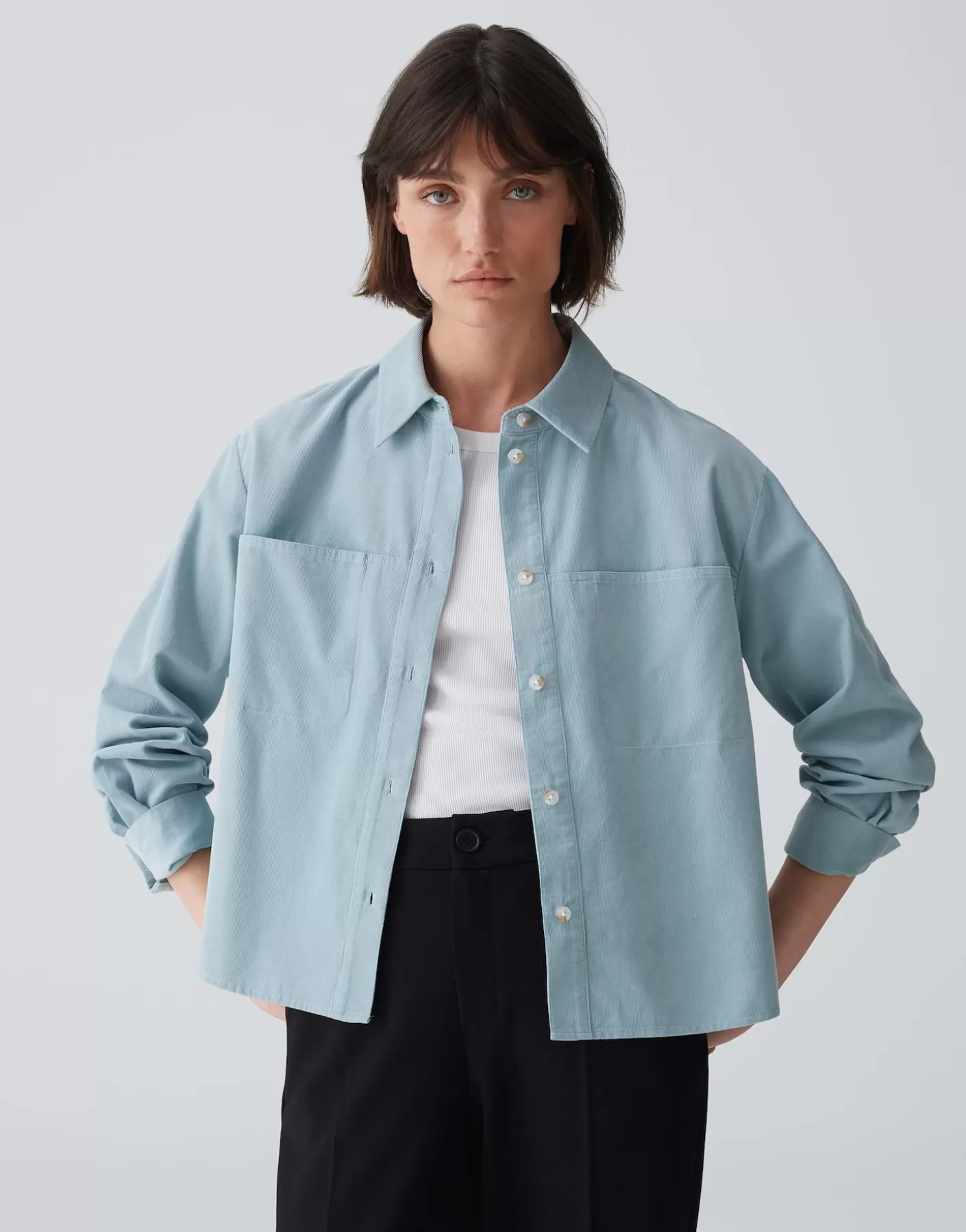 Chemisiers<OPUS Commander Chemisier Froni Bleu En Ligne glacier blue
