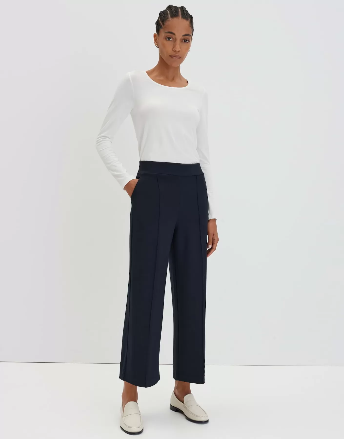 Pantalons<OPUS Commander Culotte Curilo Modern Bleu En Ligne ocean