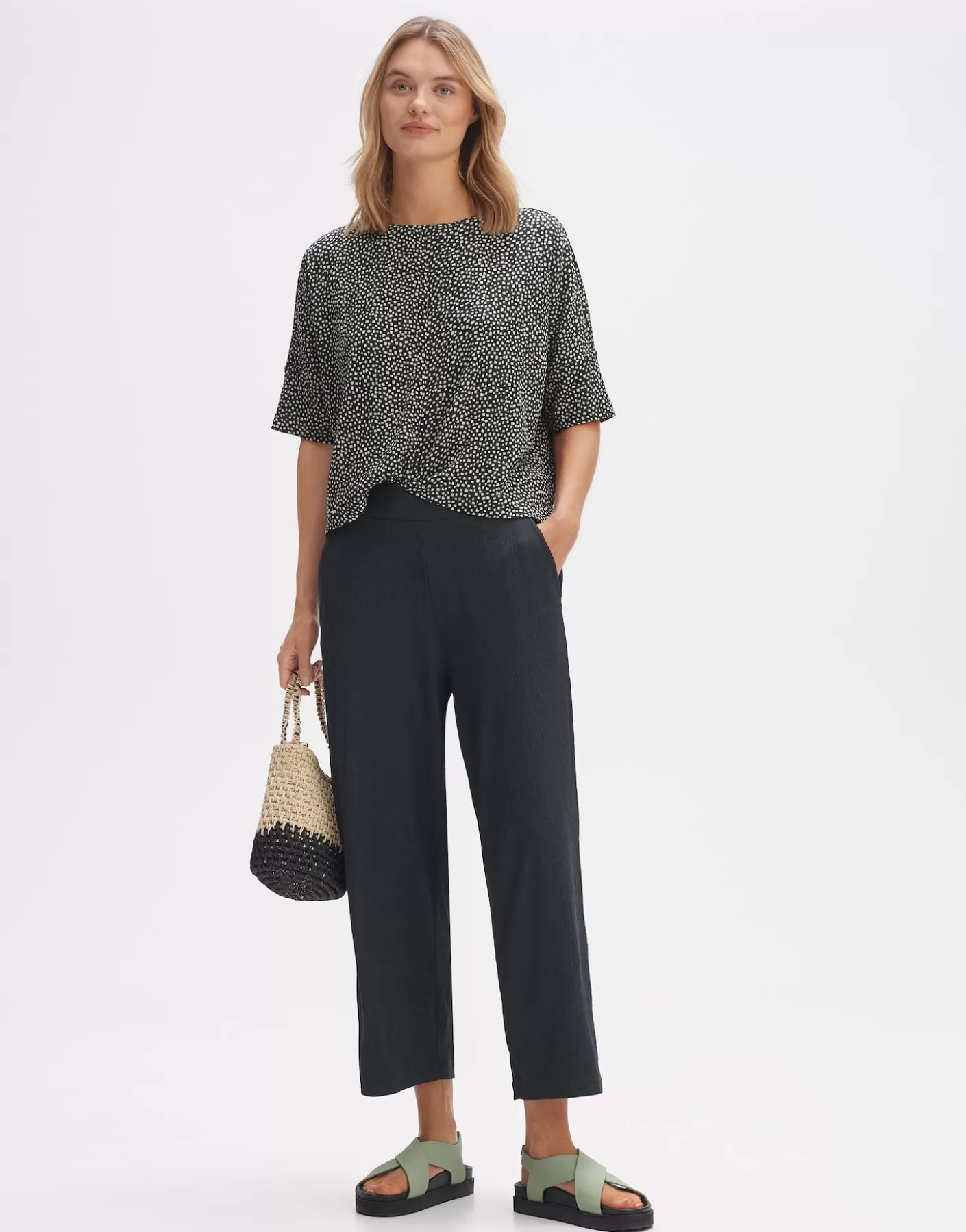 Pantalons<OPUS Commander Culotte Meltiko Vert En Ligne emerald