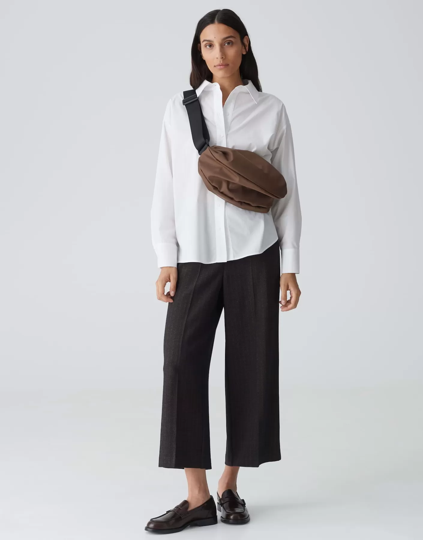 Pantalons<OPUS Commander Culotte Misha Tradition Marron En Ligne cocoa