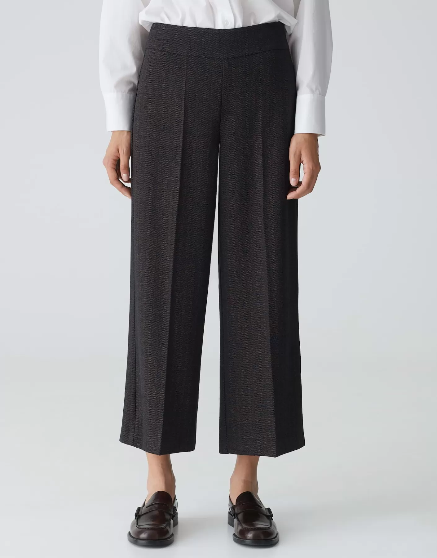 Pantalons<OPUS Commander Culotte Misha Tradition Marron En Ligne cocoa