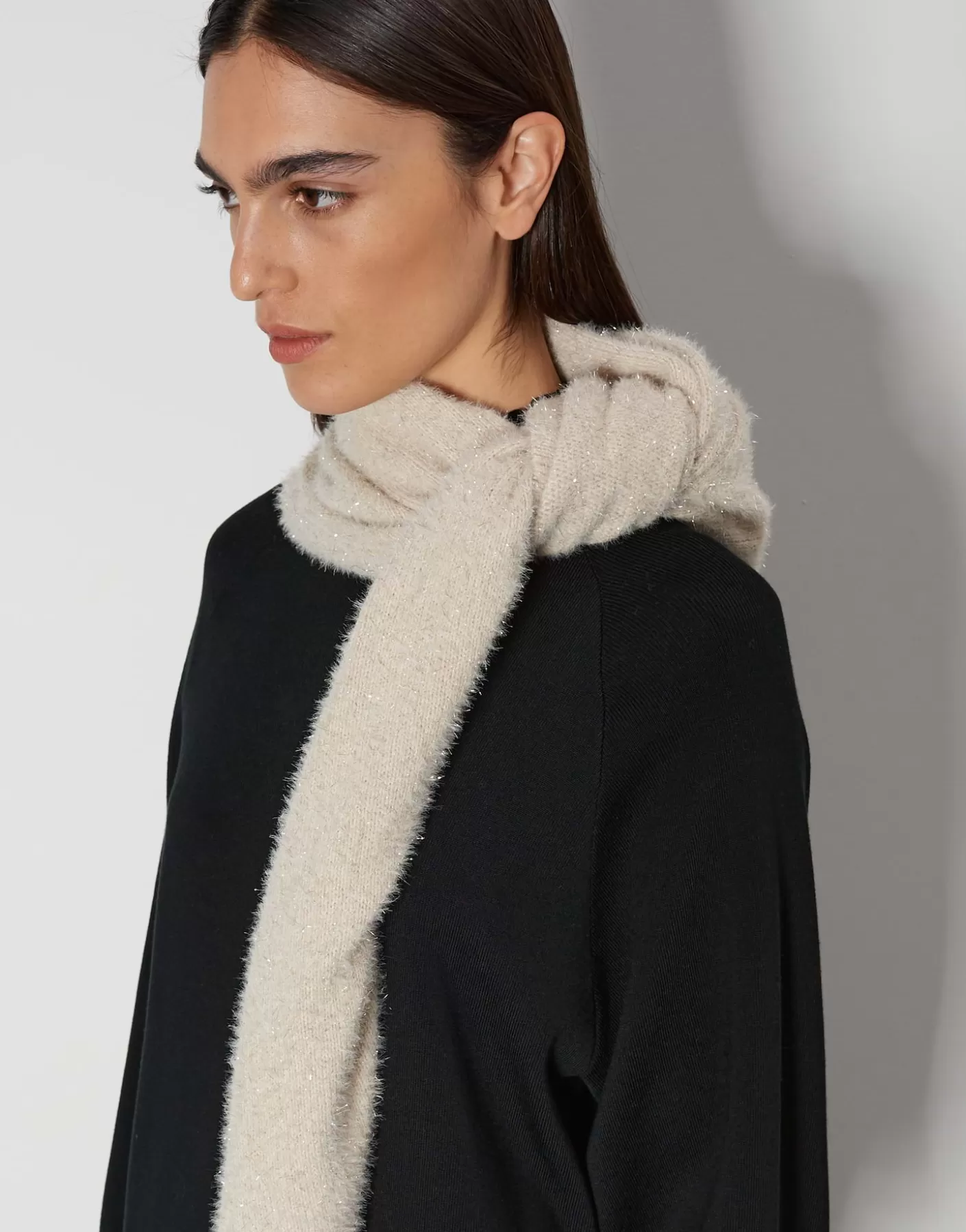 Accessoires<OPUS Commander Foulard Baleina Soft Beige En Ligne mellow mélange