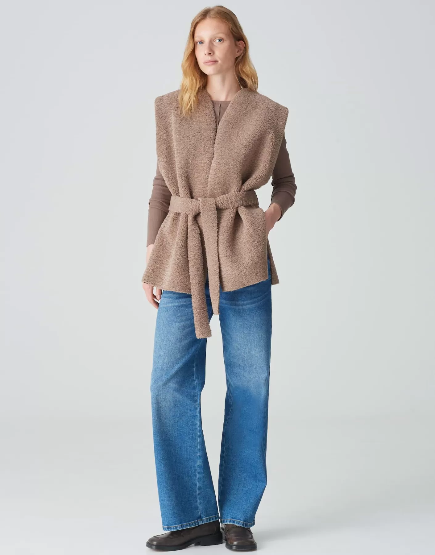 Blazer / Vestes<OPUS Commander Gilet Asofta Cape Marron En Ligne cocoa