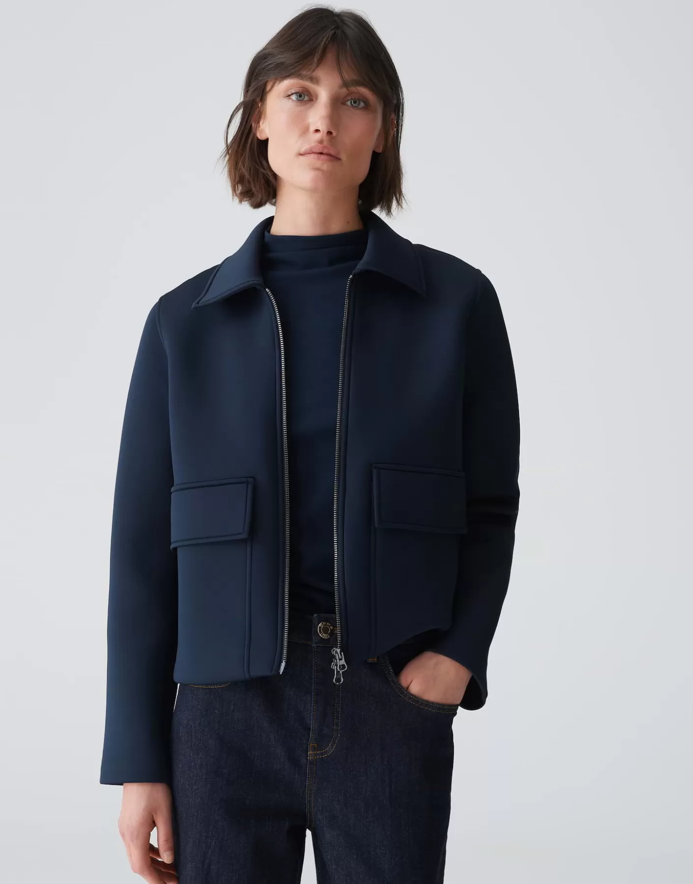Sweats<OPUS Commander Gilet De Survêtement Gidal Bleu En Ligne coal blue