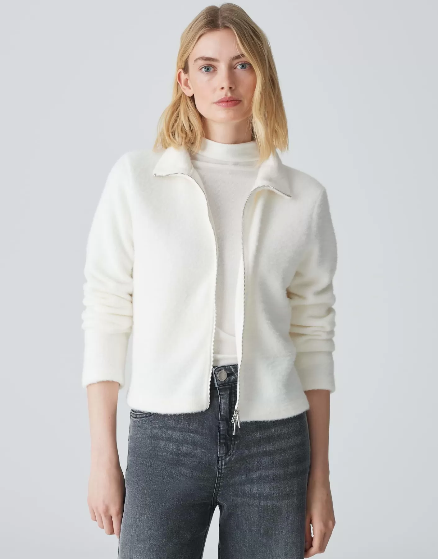 Sweats<OPUS Commander Gilet De Survêtement Gihara Blanc En Ligne milk