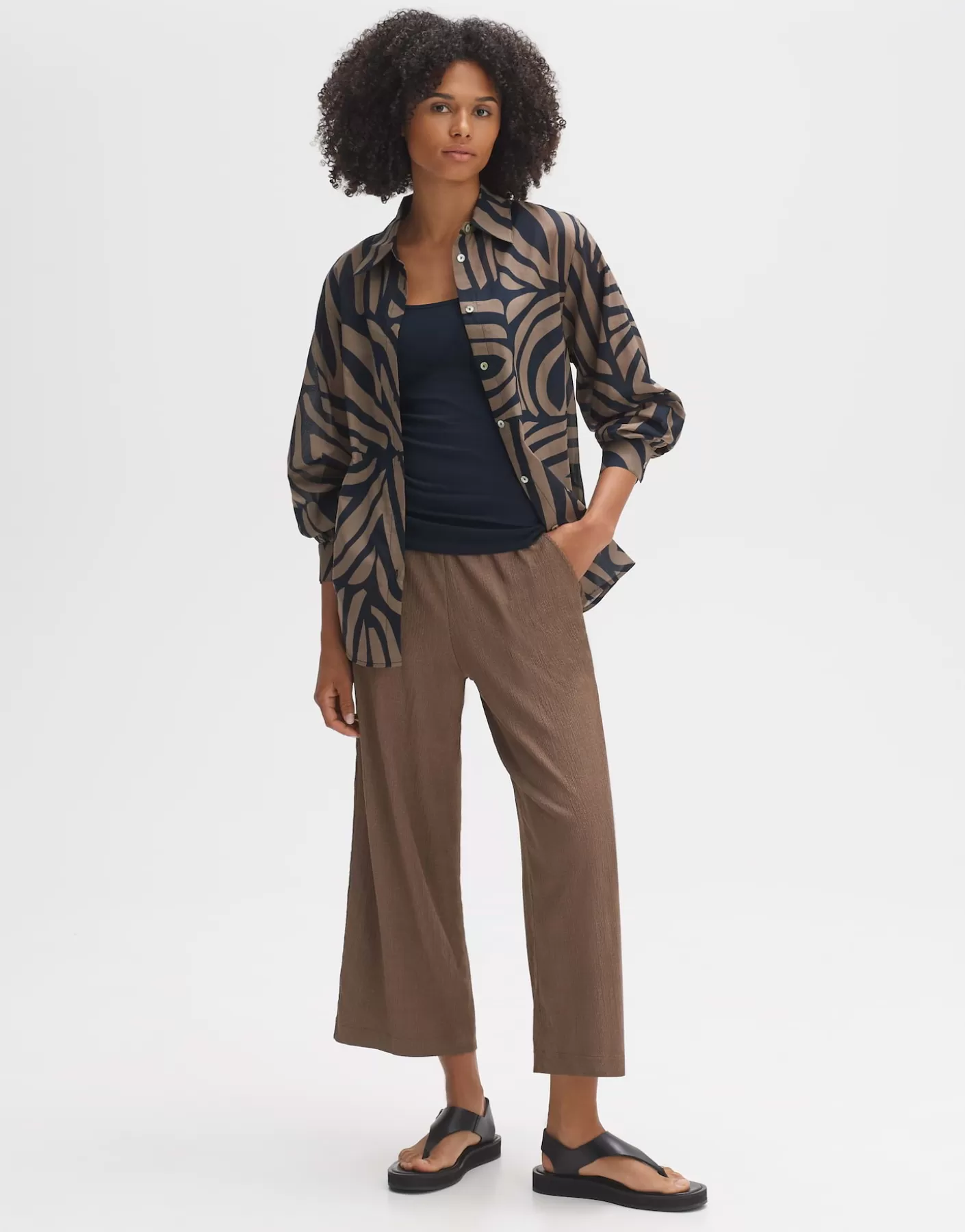 Basics | Chemises<OPUS Commander Haut De Page Ina Bleu En Ligne coal blue