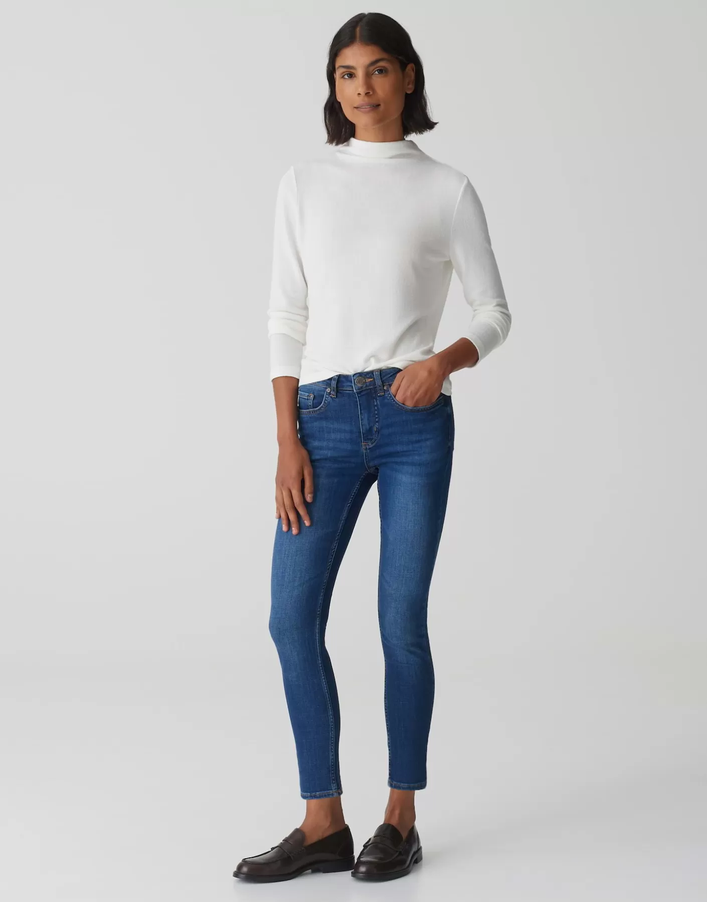 Jeans<OPUS Commander Jean Skinny Elma Bleu En Ligne strong blue