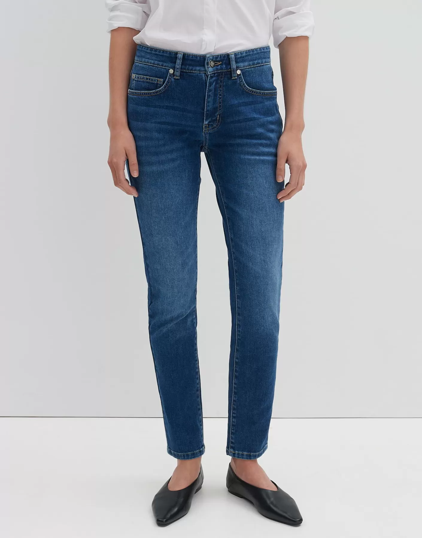 Jeans<OPUS Commander Jeans Slim Catia Iconic Bleu En Ligne dark blue