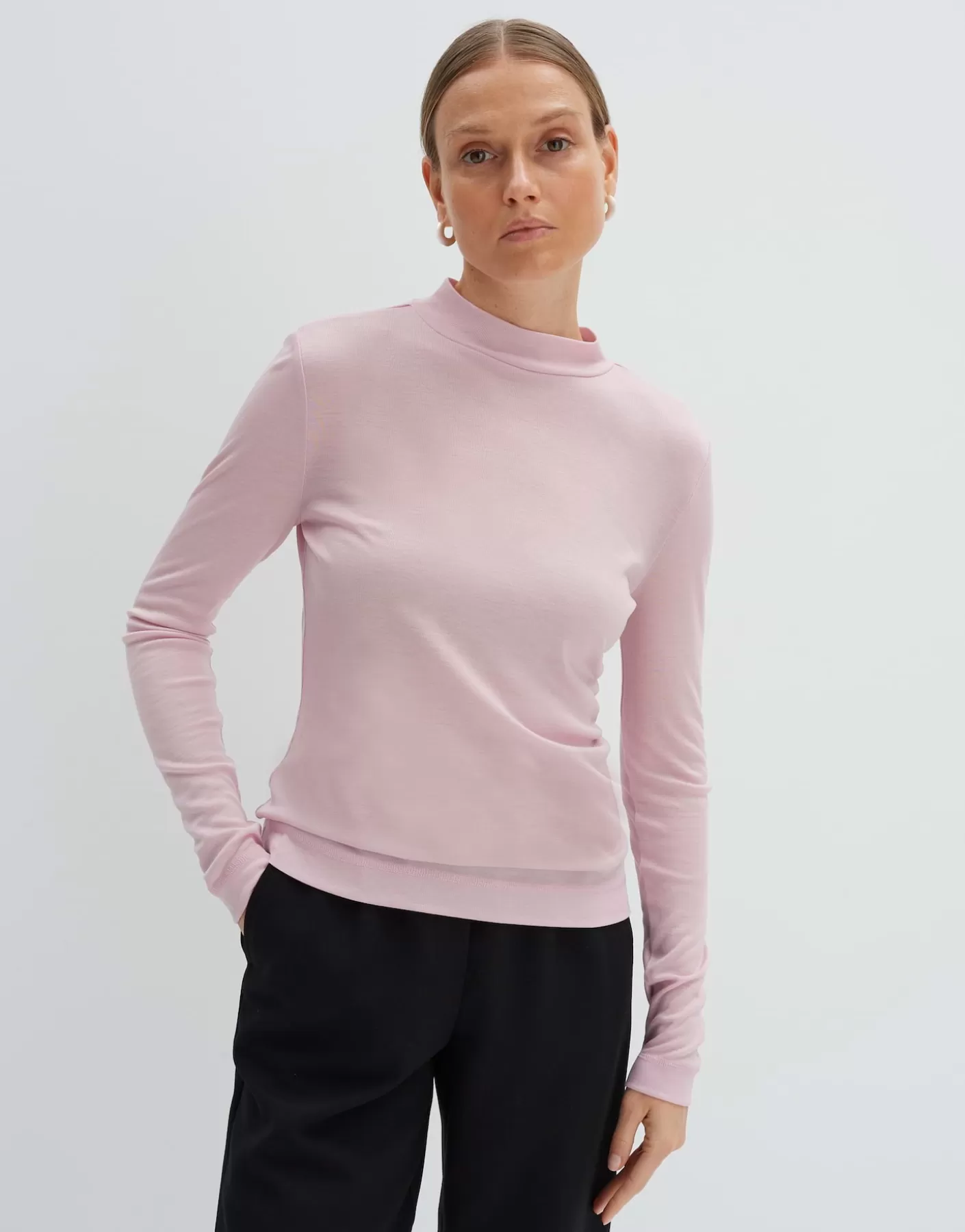 Basics<OPUS Commander Jerseyshirt Kejandra Rose En Ligne chalky pink