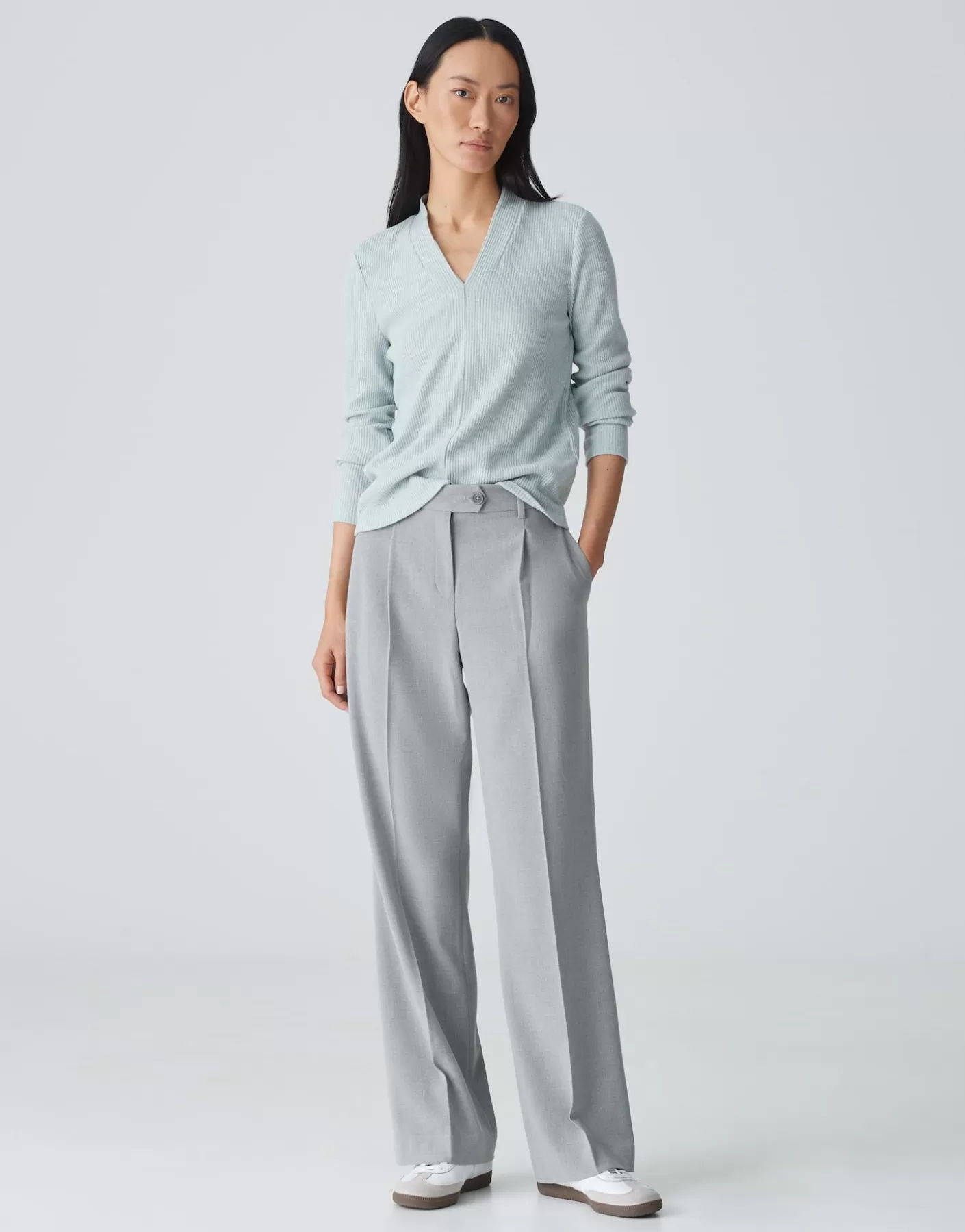 Chemises<OPUS Commander Jerseyshirt Somoko Bleu En Ligne glacier blue