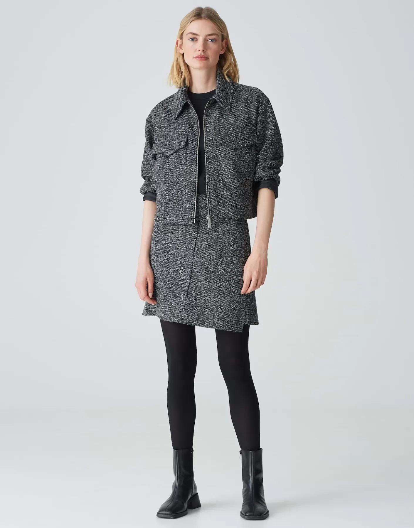 Jupes<OPUS Commander Jupe Portefeuille Roani Boucle Noir En Ligne black