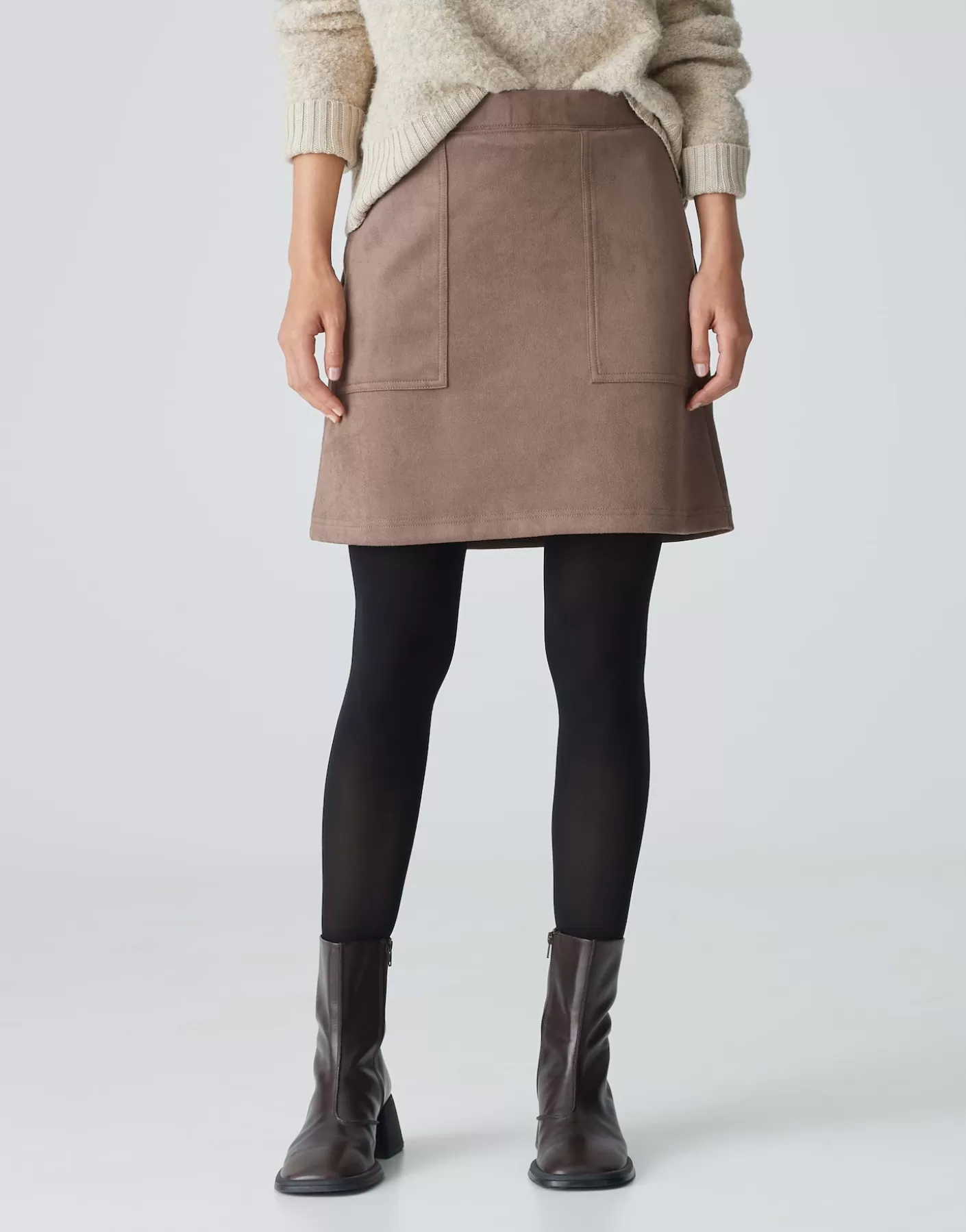 Jupes<OPUS Commander Jupe Relvina Marron En Ligne cocoa