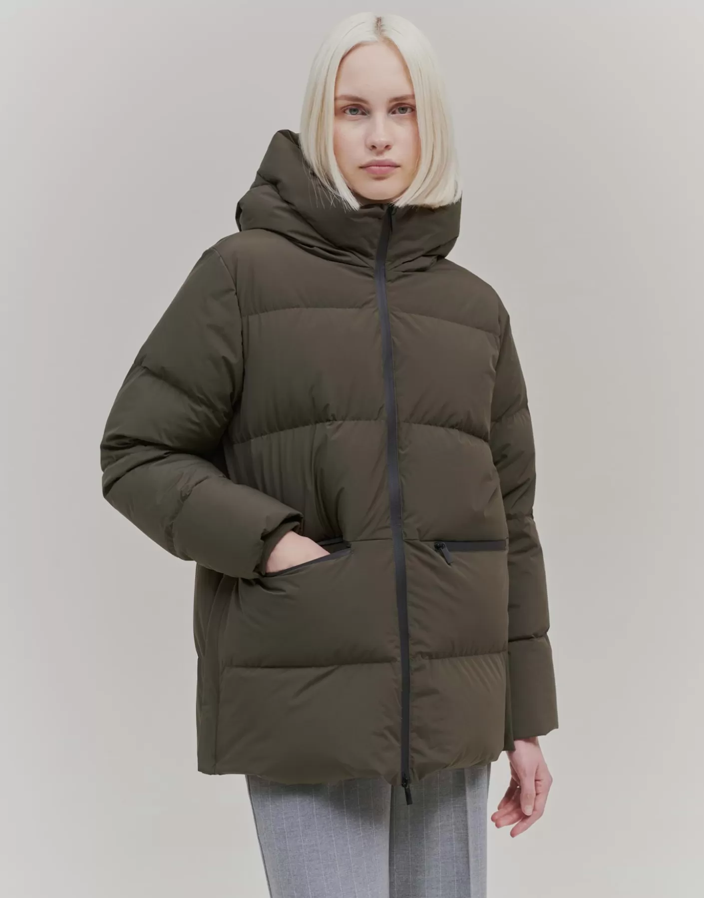 Vestes / Manteaux<OPUS Commander Manteau En Duvet Vanouk Vert En Ligne deep green