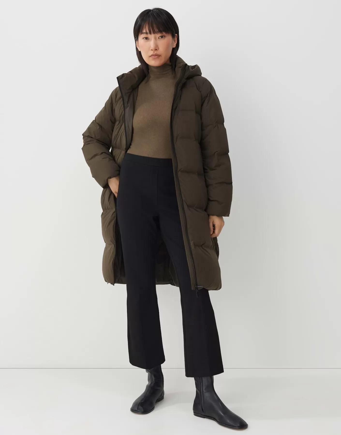 Vestes / Manteaux<OPUS Commander Manteau En Duvet Vatina Vert En Ligne misty green