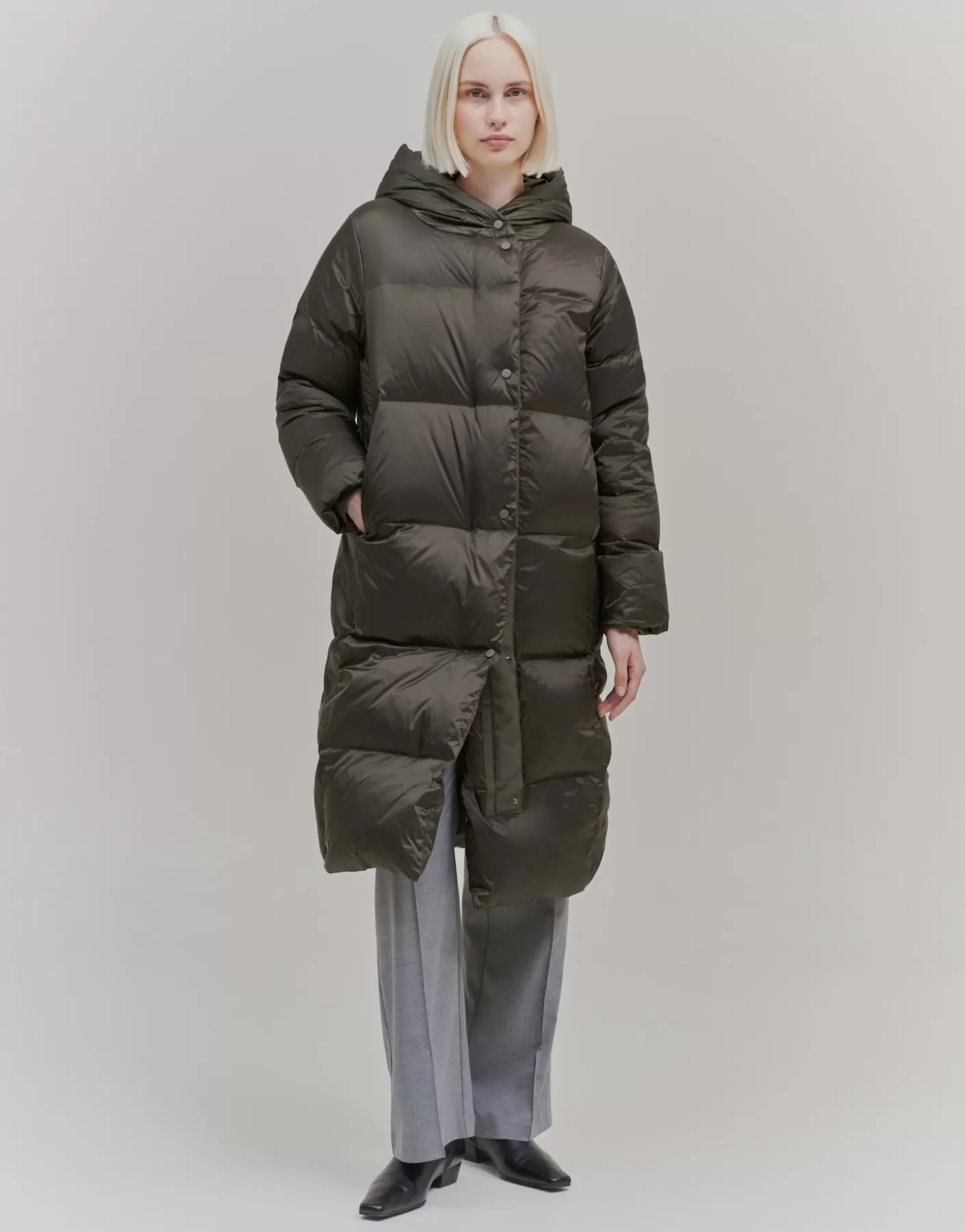 Vestes / Manteaux<OPUS Commander Manteau En Duvet Vaustine Vert En Ligne deep green
