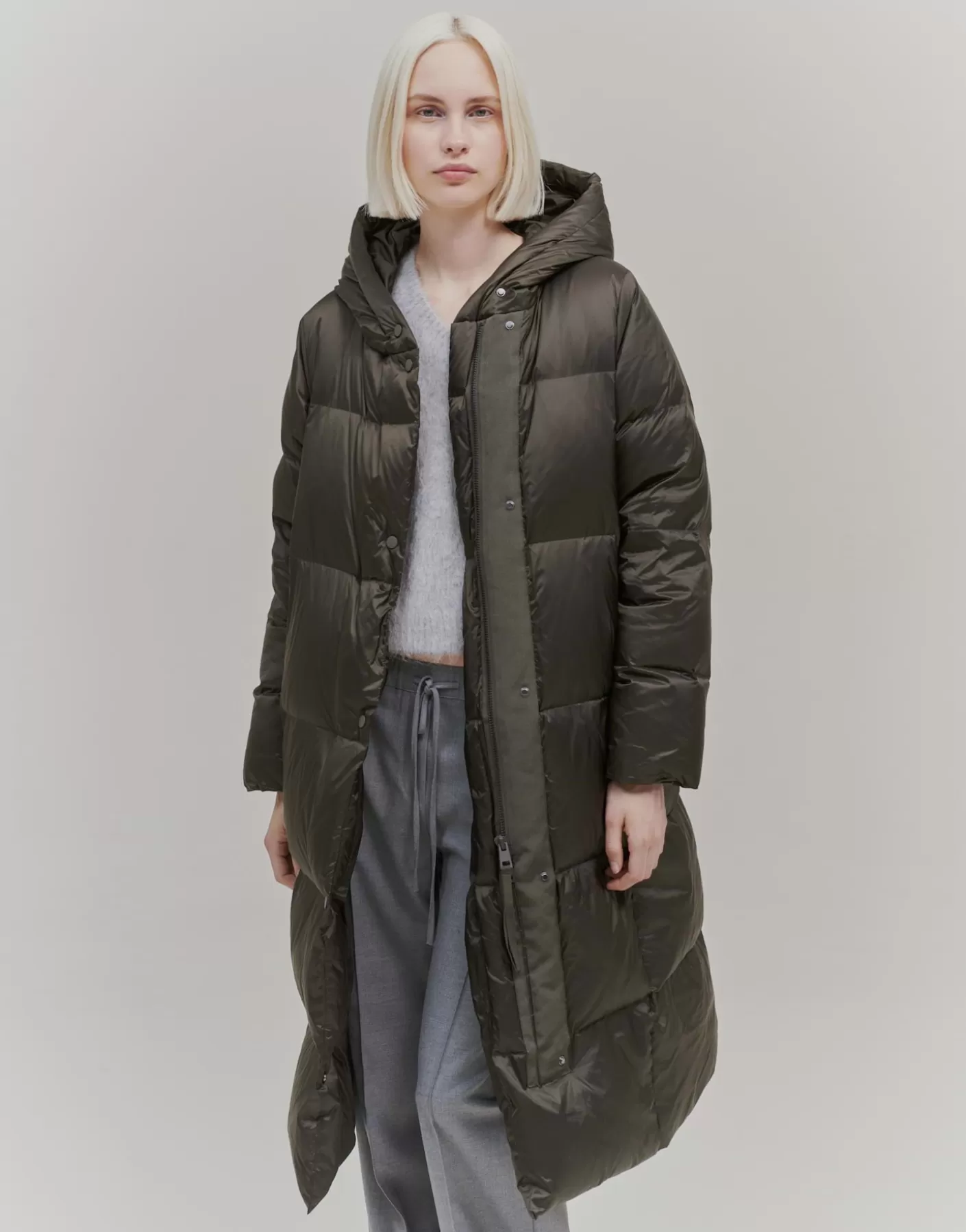 Vestes / Manteaux<OPUS Commander Manteau En Duvet Vaustine Vert En Ligne deep green