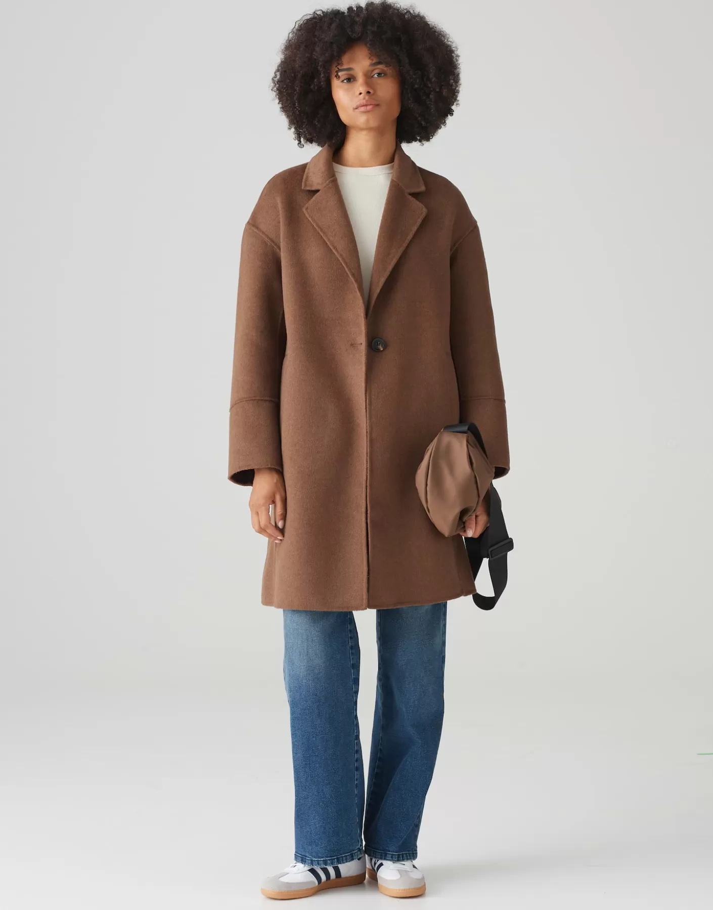 Vestes / Manteaux<OPUS Commander Manteau Hatilde Marron En Ligne cocoa