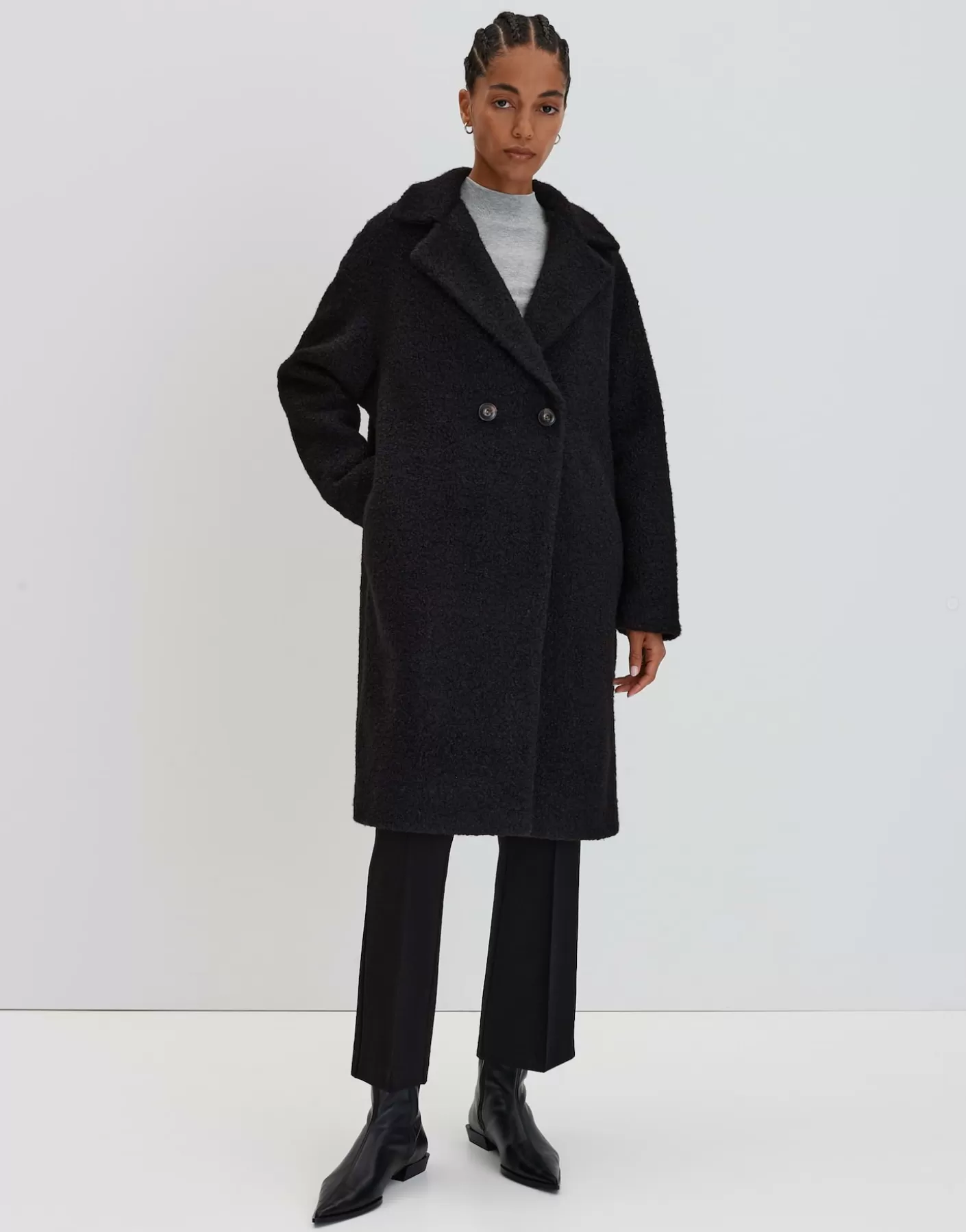 Vestes / Manteaux<OPUS Commander Manteau Vantela Noir En Ligne black