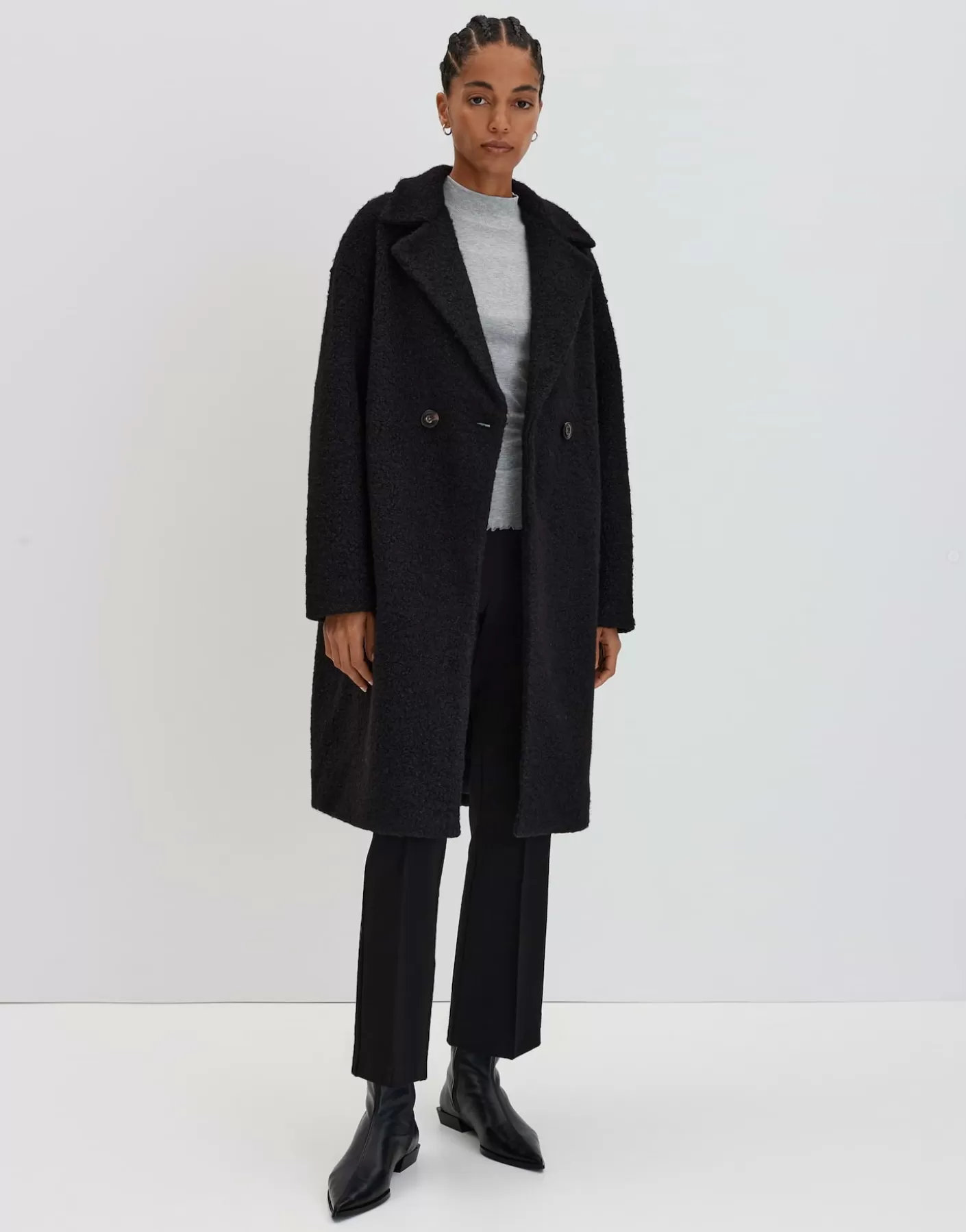 Vestes / Manteaux<OPUS Commander Manteau Vantela Noir En Ligne black