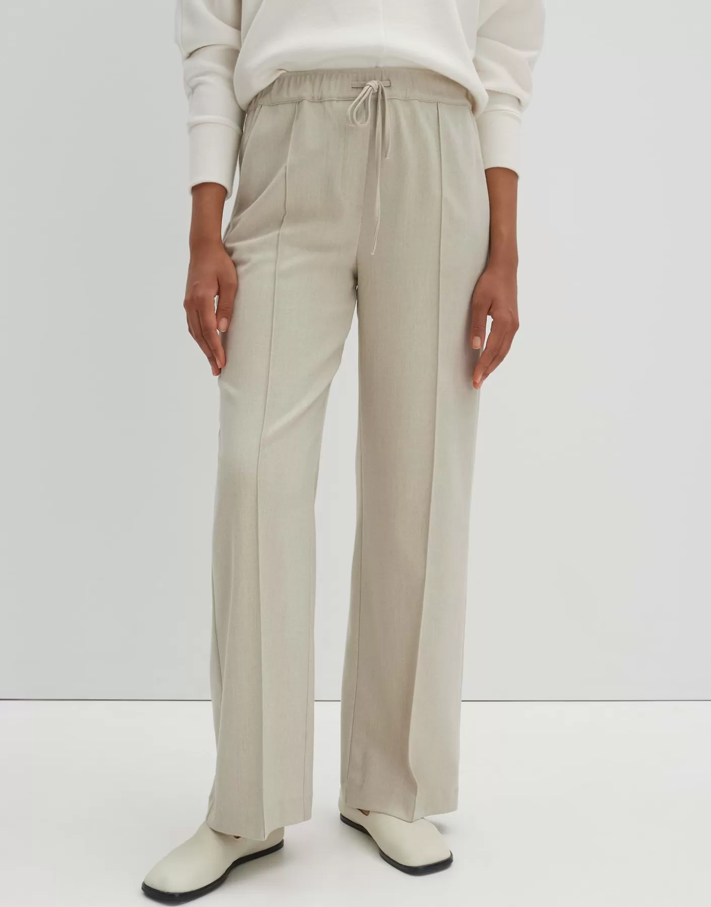 Pantalons | Meilleures Ventes<OPUS Commander Pantalon à Bretelles Candra Beige En Ligne mellow mélange