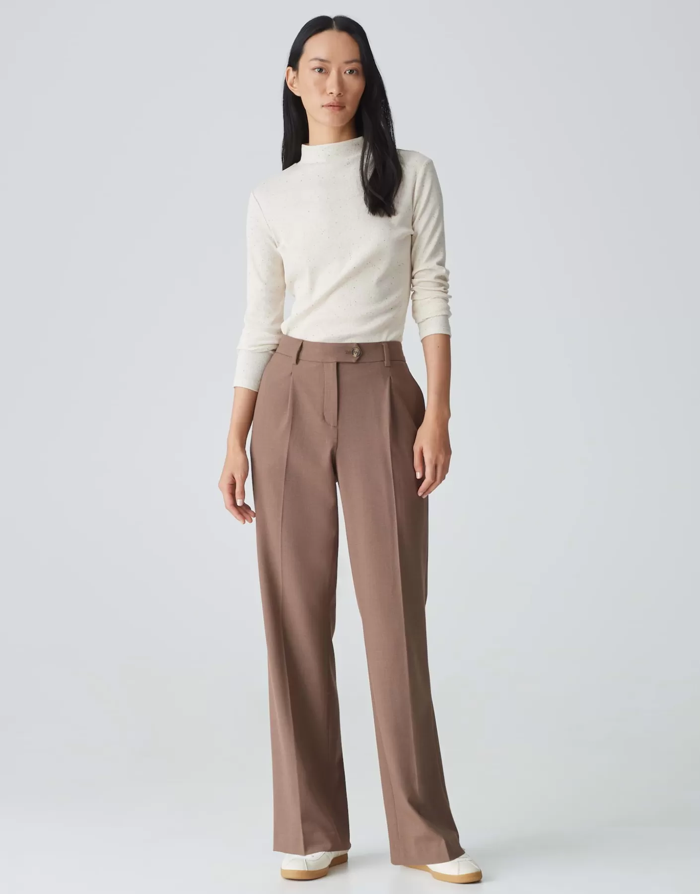 Pantalons<OPUS Commander Pantalon à Plis Morina Marron En Ligne cocoa